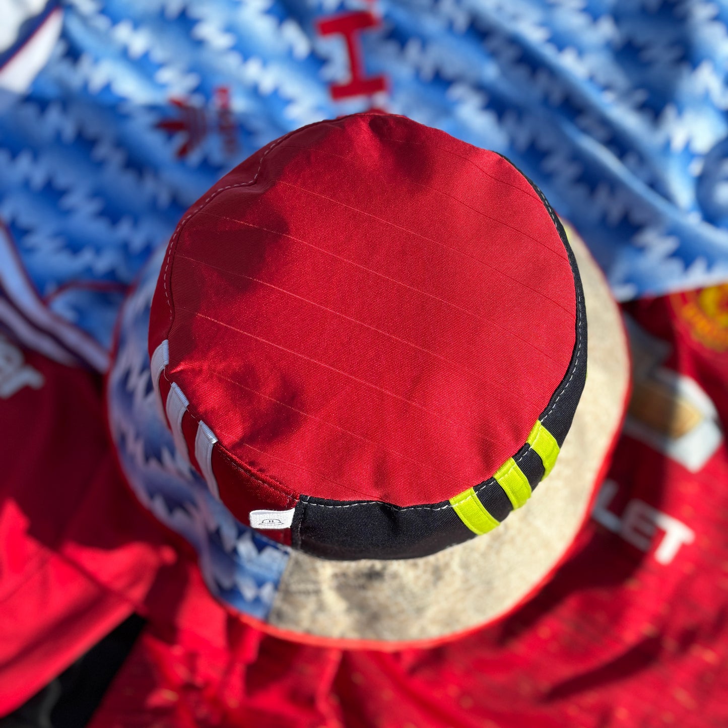 Manchester United bucket hat (Adult 62-63 cm) - made from real shirts