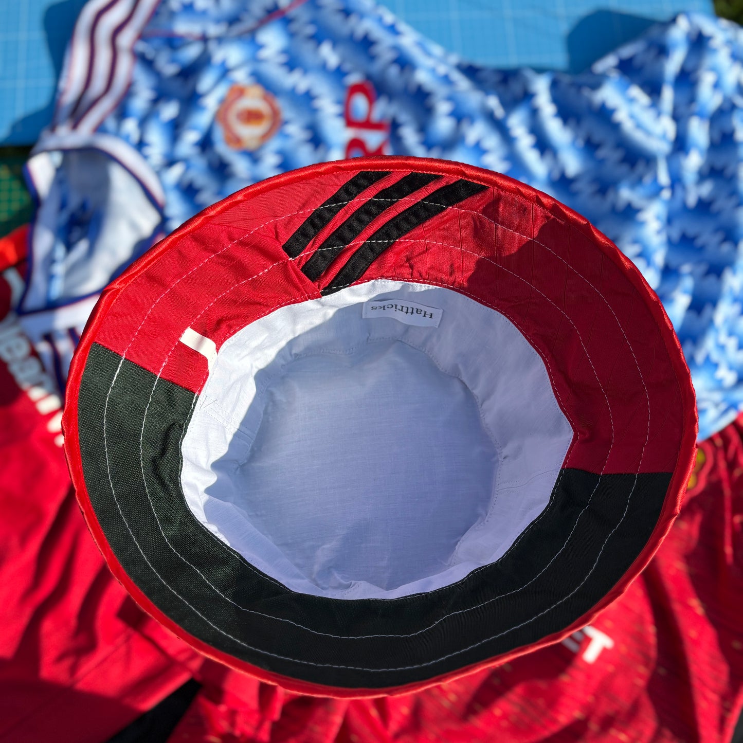 Manchester United bucket hat (Adult 62-63 cm) - made from real shirts