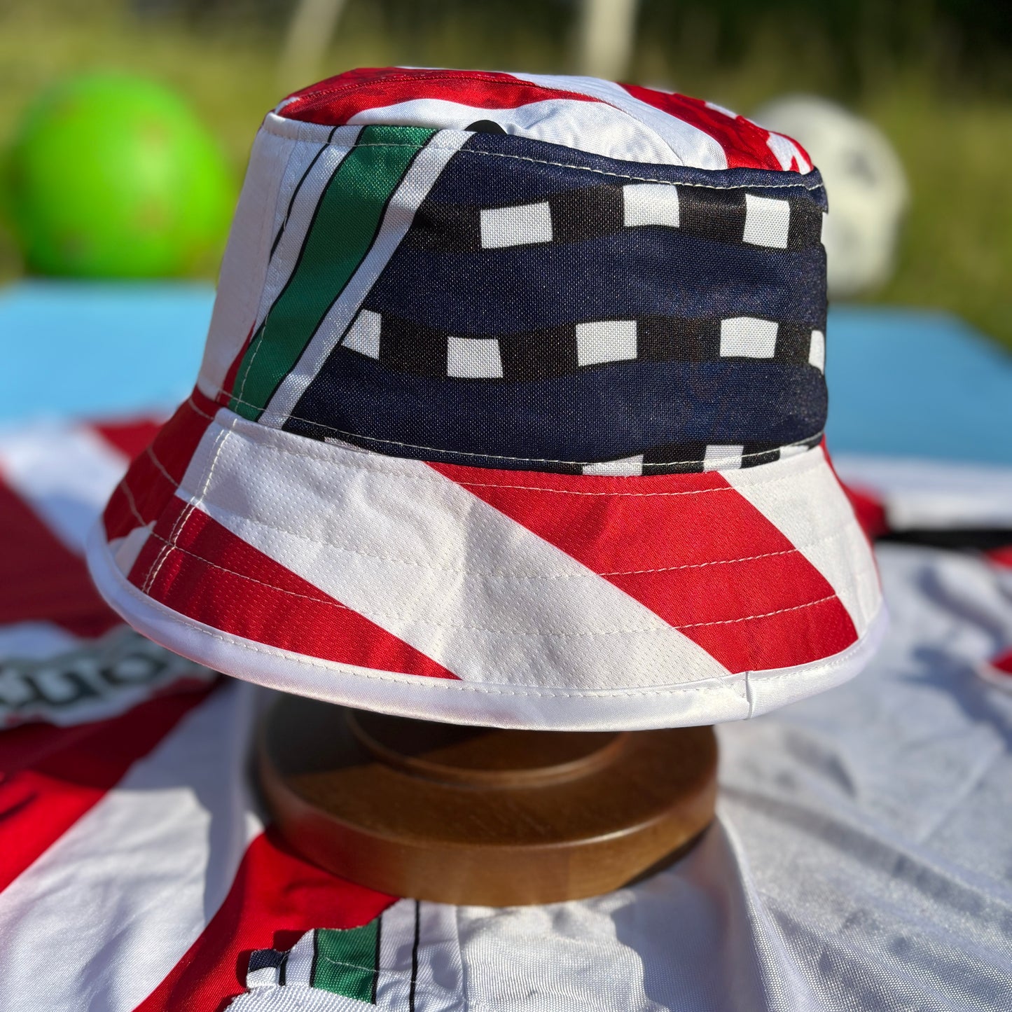 Sunderland bucket hat (adult 62-63cm) - handmade from original shirts