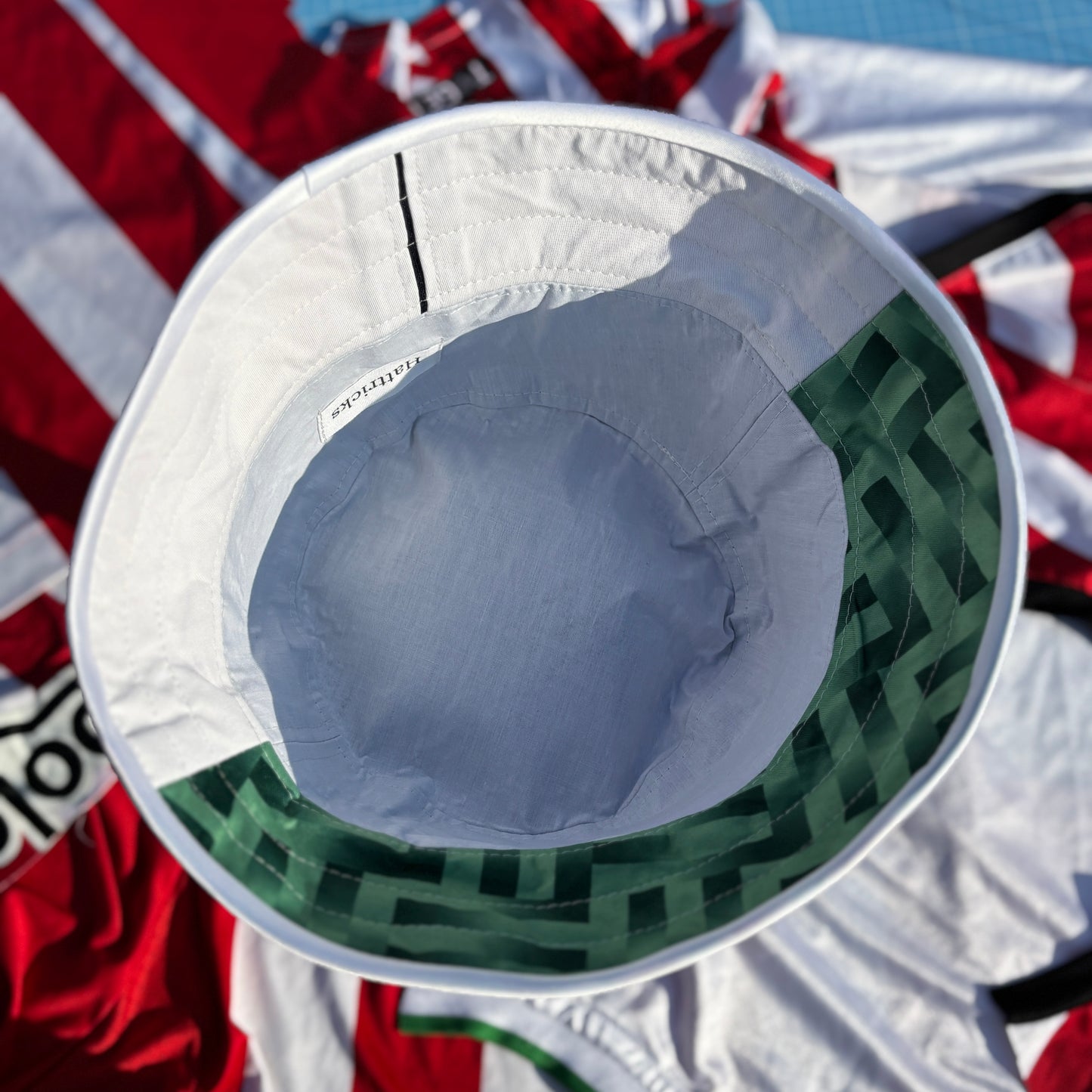 Sunderland bucket hat (adult 62-63cm) - handmade from original shirts