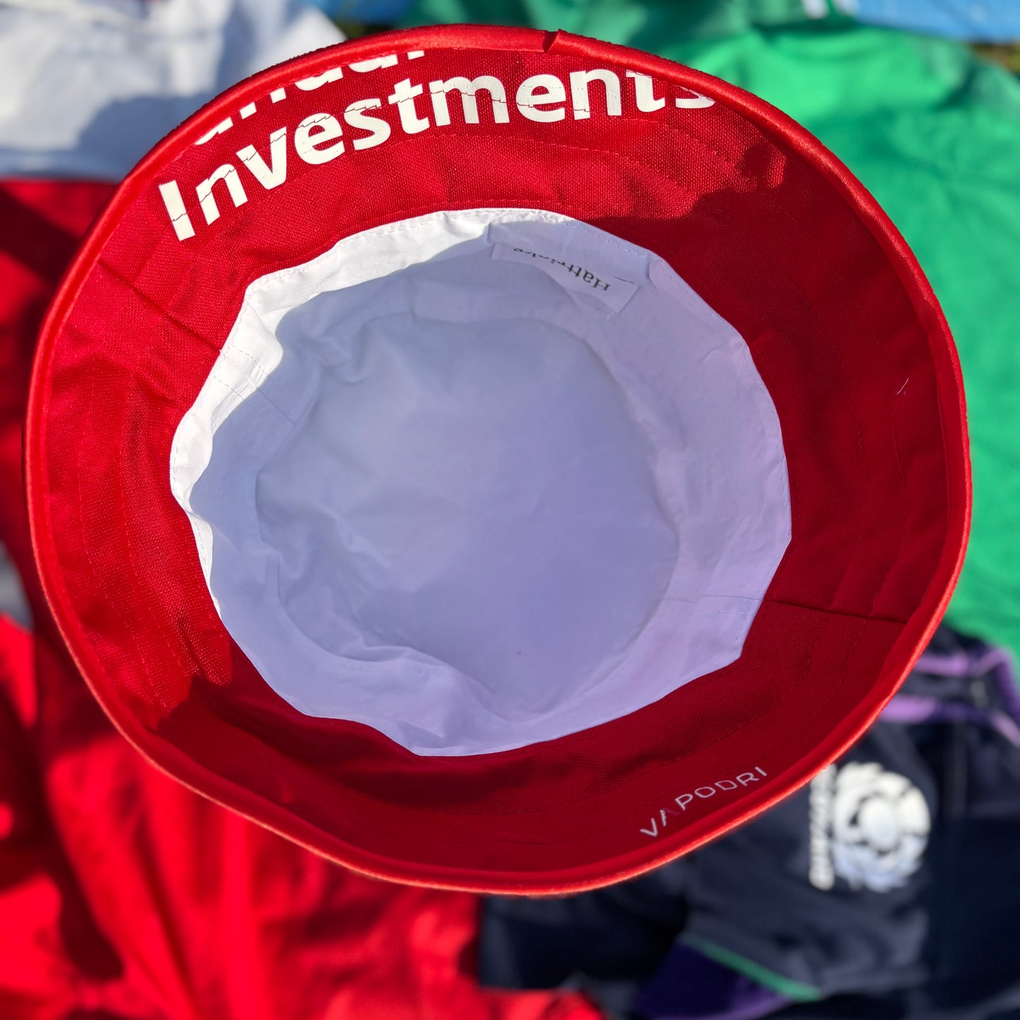 Britsh & Irish Lions bucket hat (adult 62-63cm) - handmade from original jerseys