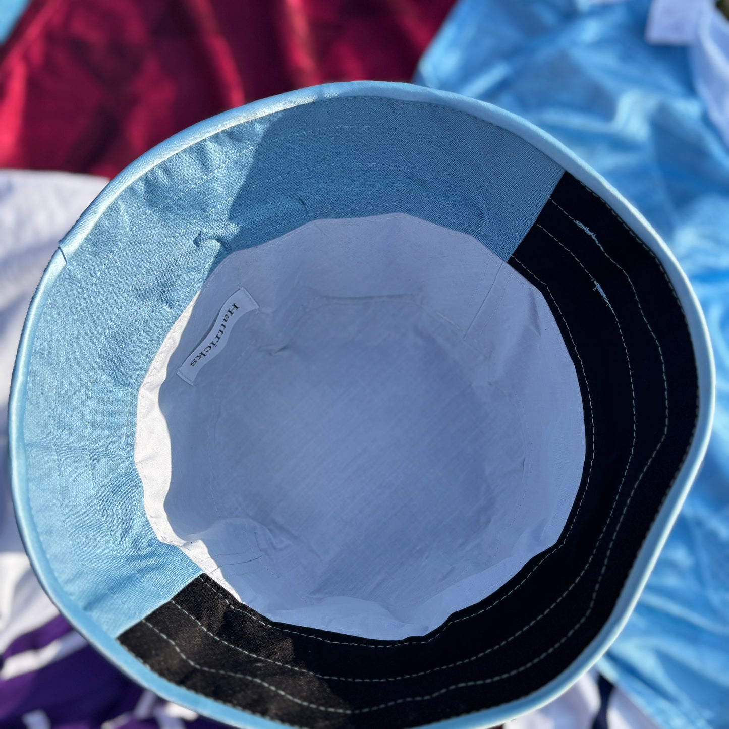 Manchester City bucket hat (adult 62-63cm) - handmade from original shirts