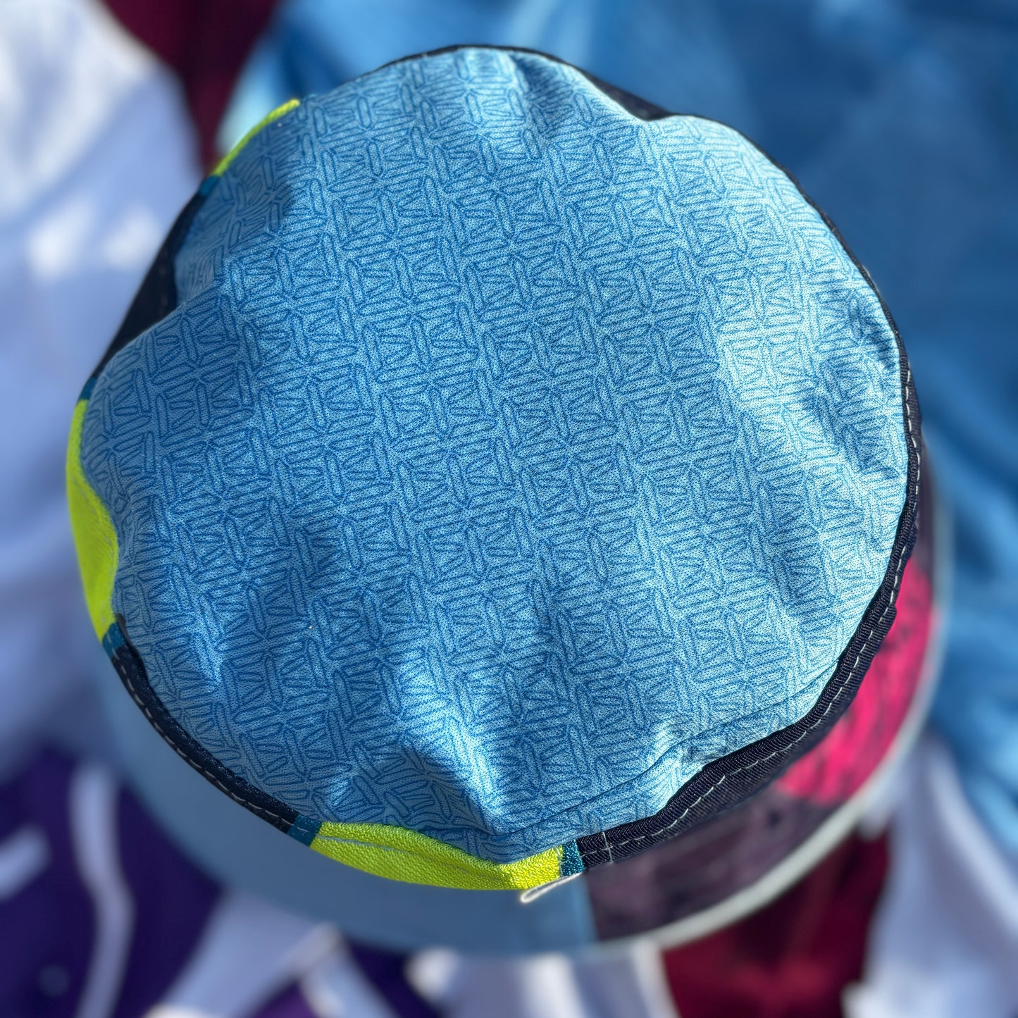 Manchester City bucket hat (adult 62-63cm) - handmade from original shirts