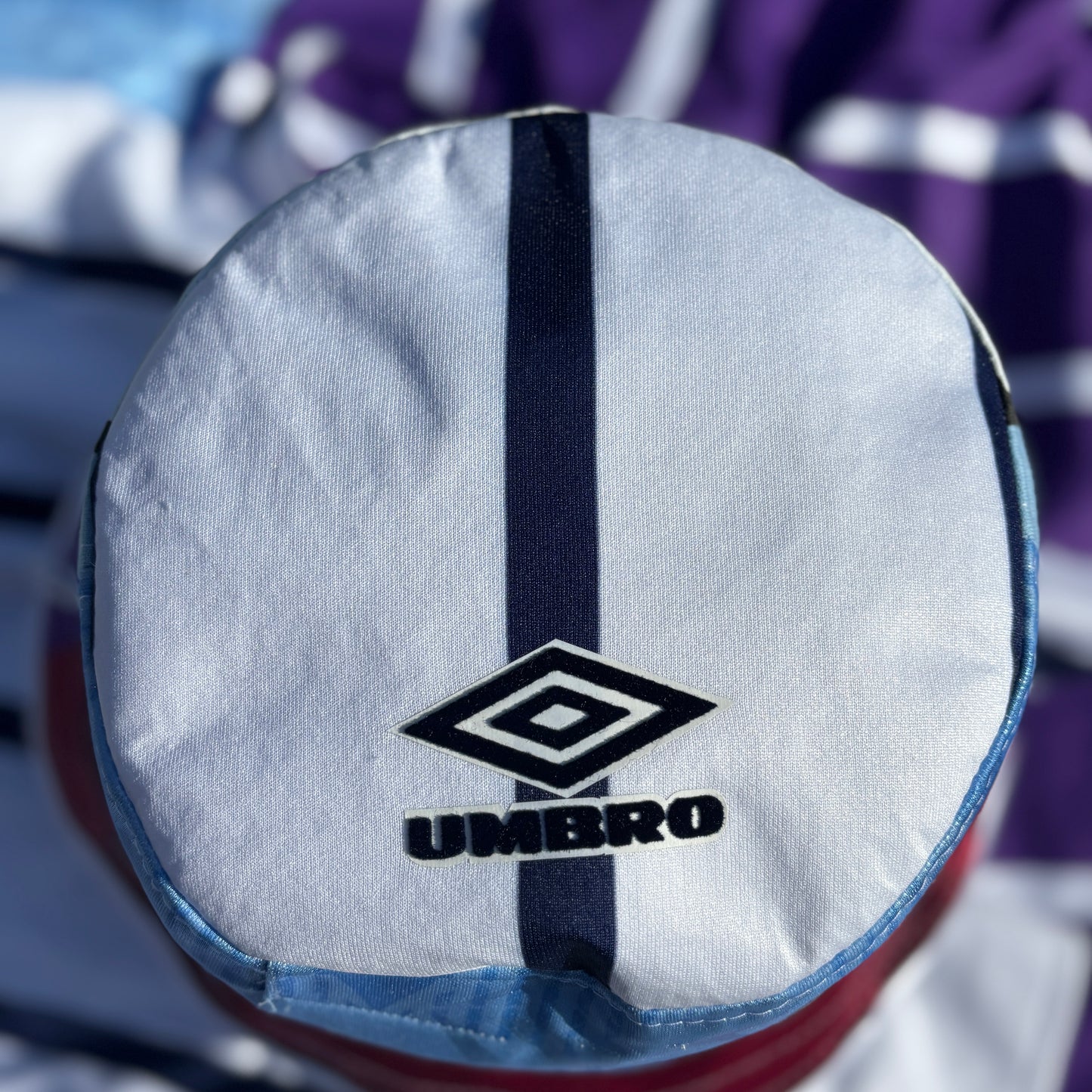 Oasis x Manchester City bucket hat (adult 62-63cm) - handmade from original shirts
