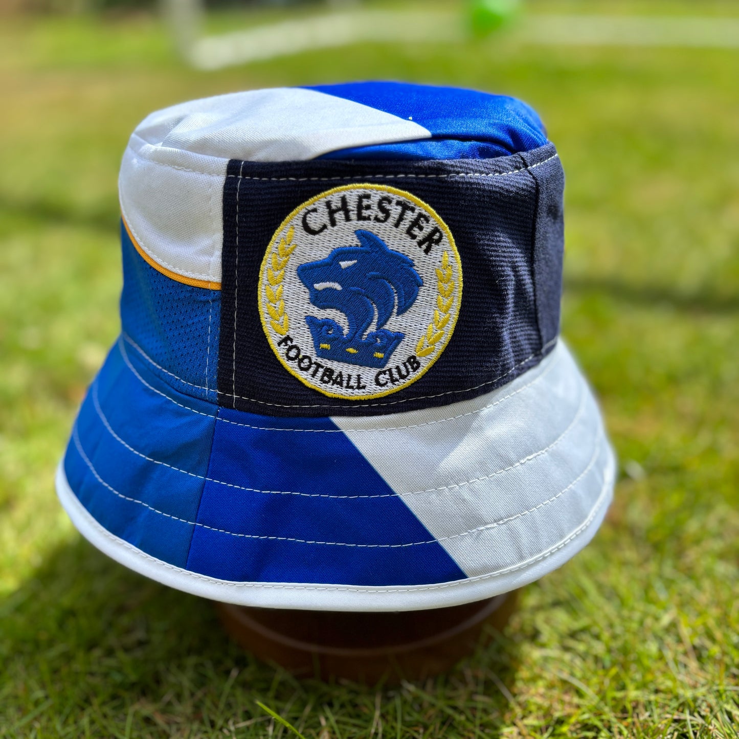 Chester FC bucket hat (adult 62-63 cm) - handmade from original shirts