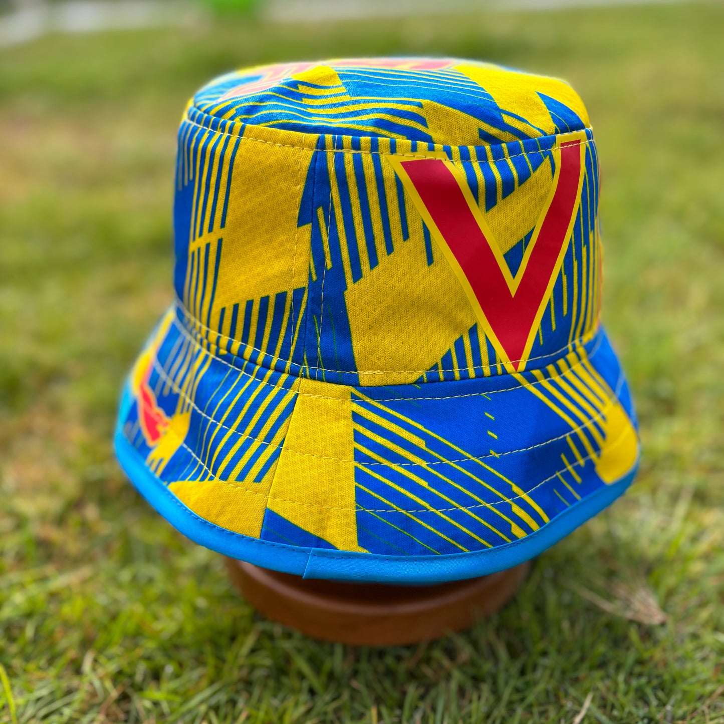 Stockport County bucket hat (adult 62-63 cm) - handmade from 24/25 Third Kit