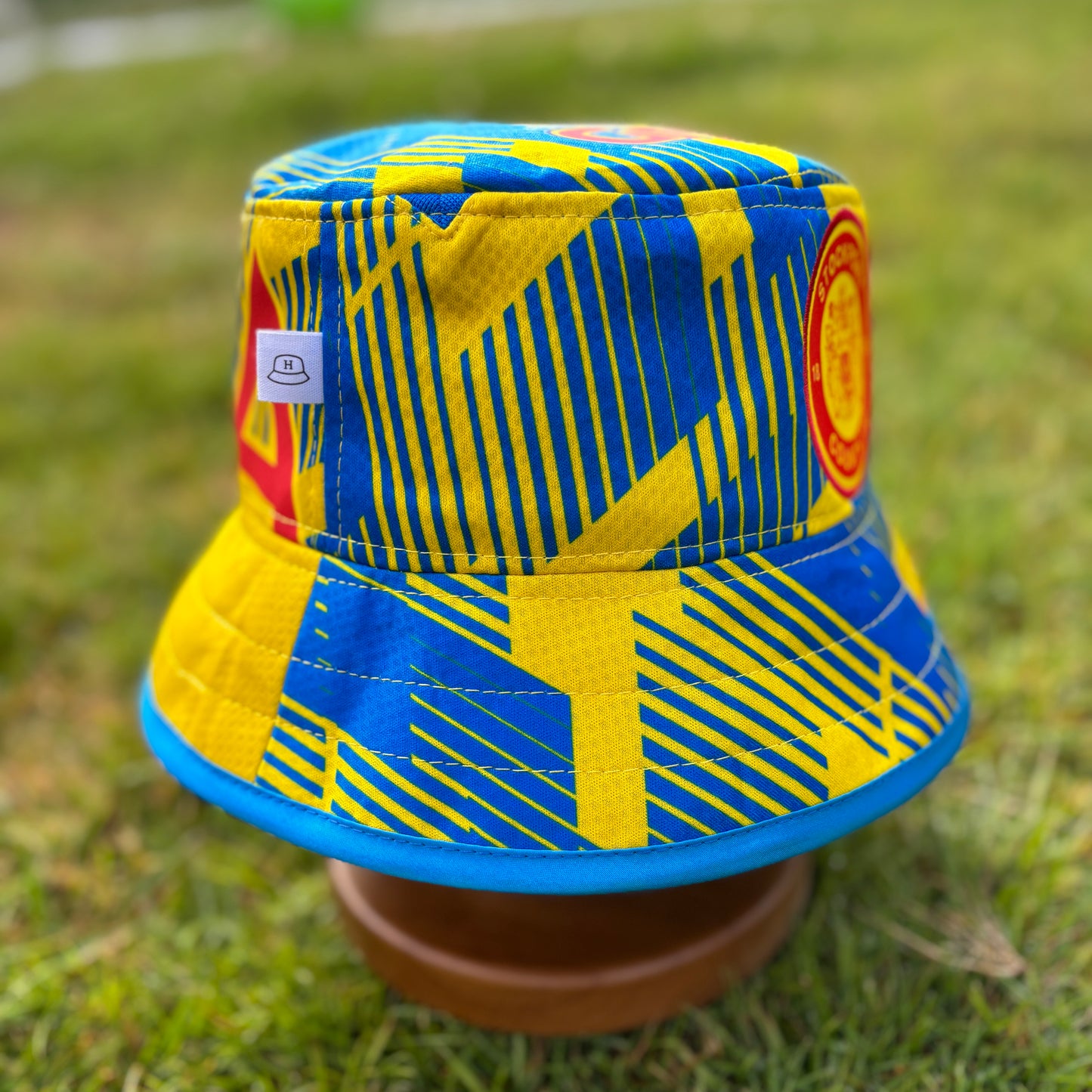 Stockport County bucket hat (adult 62-63 cm) - handmade from 24/25 Third Kit