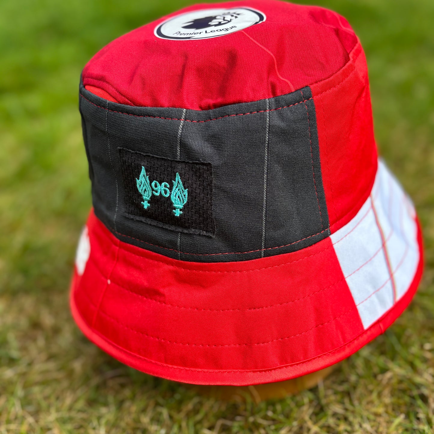 Liverpool bucket hat (adult 62-63 cm) - handmade from original shirts