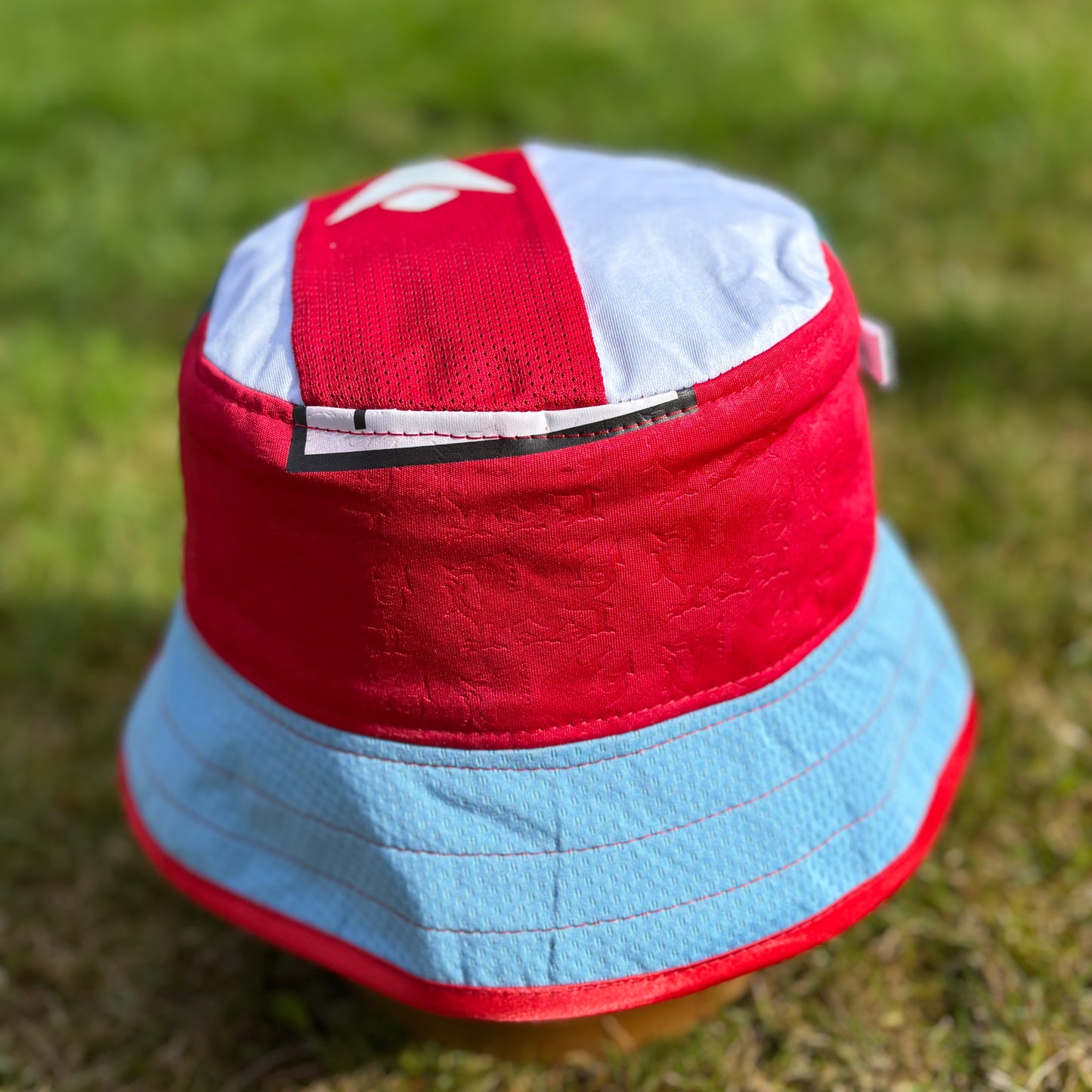 Wrexham bucket hat (adult 62-63 cm) - handmade from original shirts