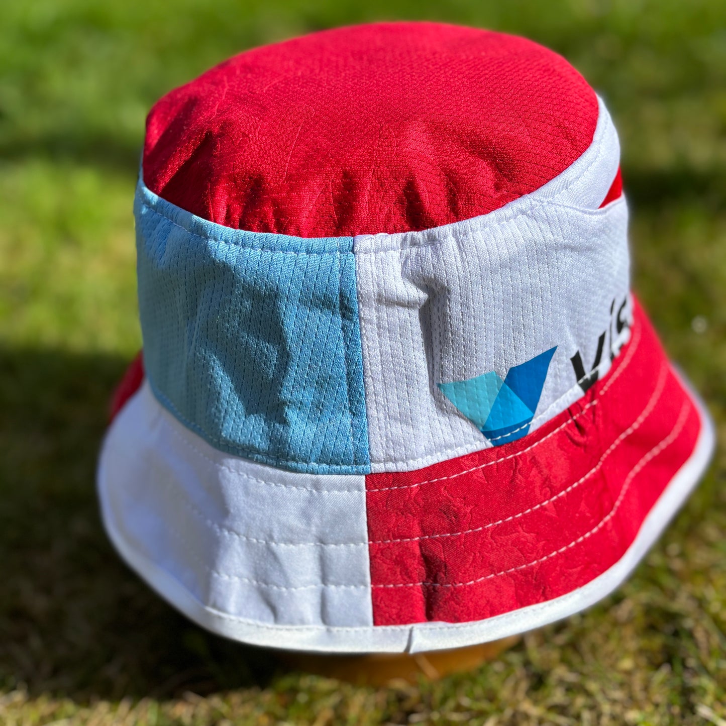 Wrexham bucket hat (adult 62-63 cm) - handmade from original shirts