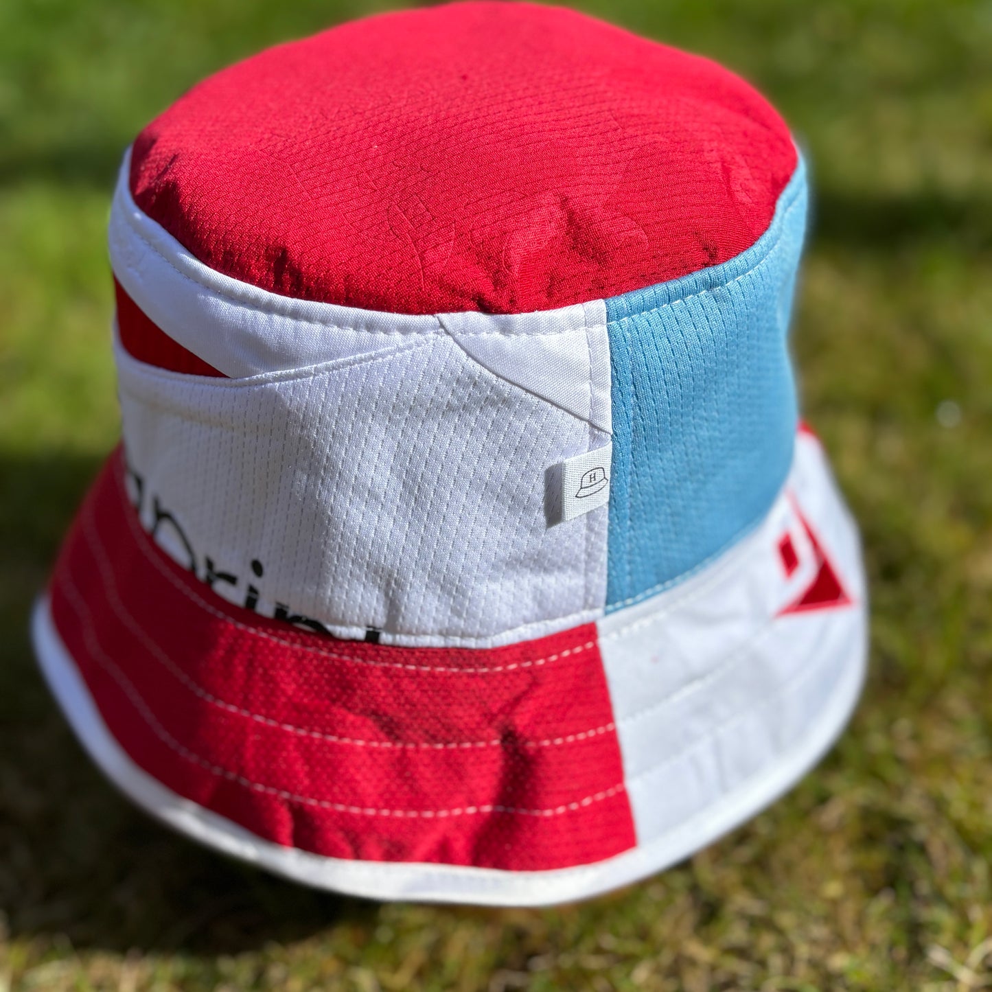 Wrexham bucket hat (adult 62-63 cm) - handmade from original shirts