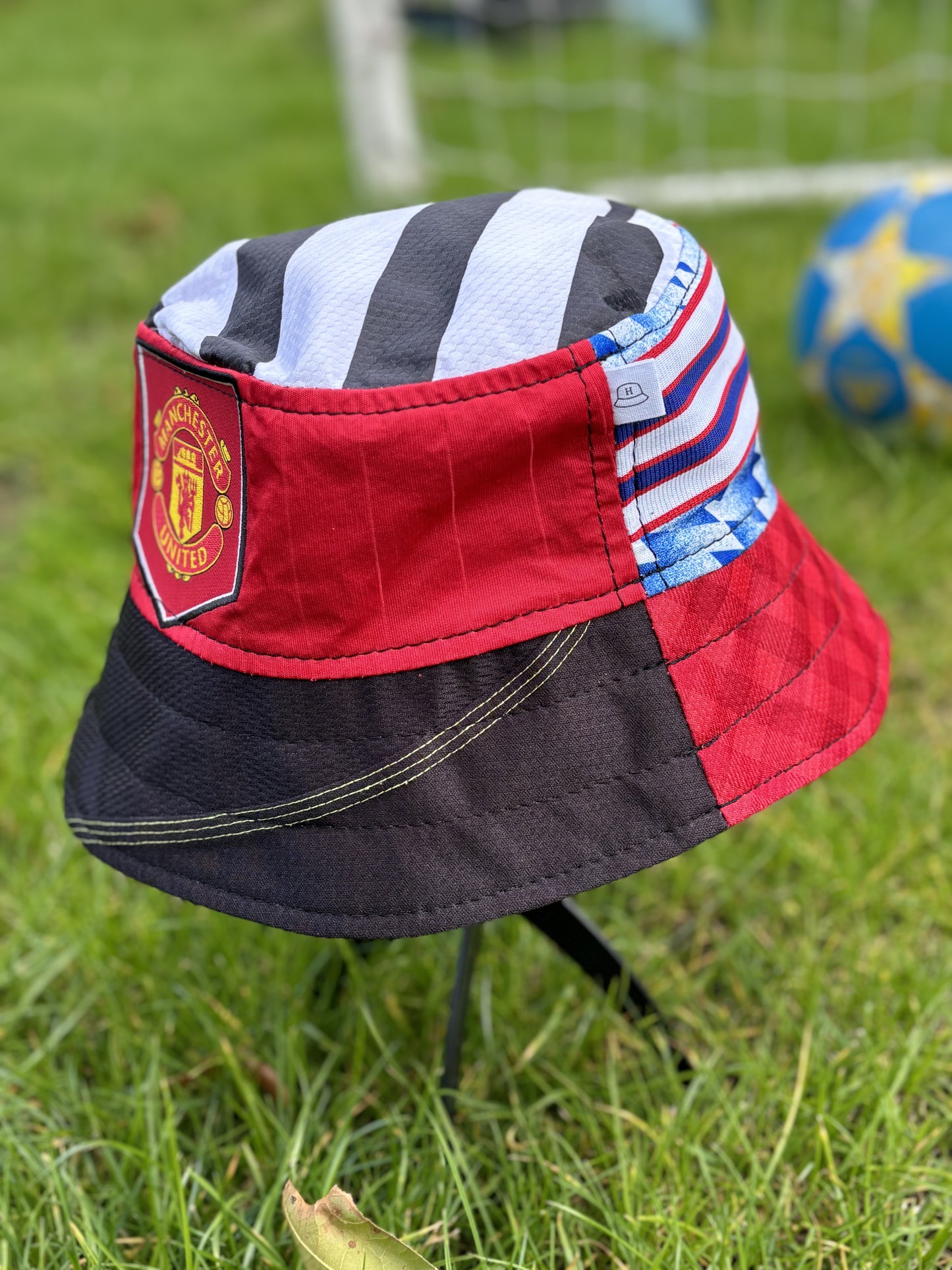 Manchester United bucket hat (Adult 64cm) - made from original shirts