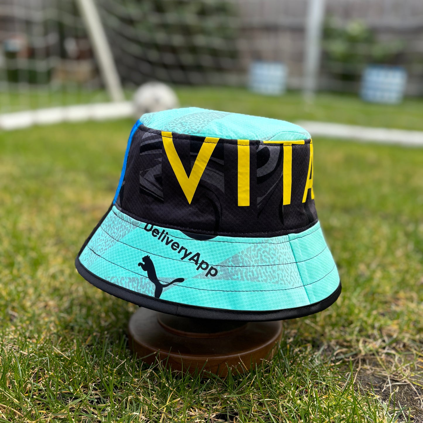 Stockport County bucket hat (adult 62-63 cm) - handmade from original shirts