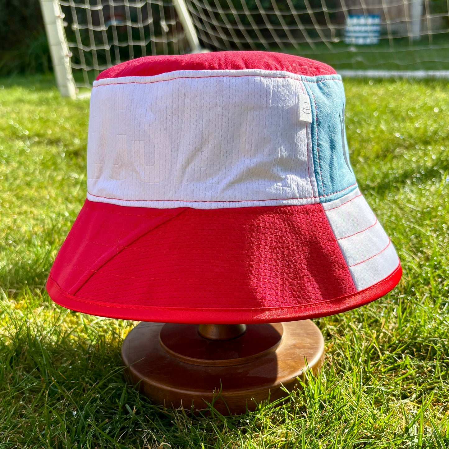 Wrexham bucket hat (adult 62-63 cm) - handmade from original shirts