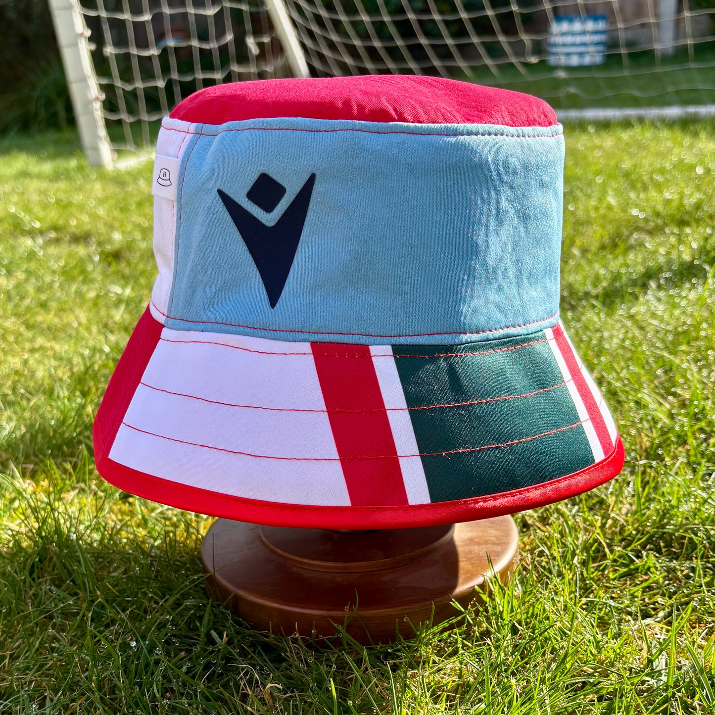 Wrexham bucket hat (adult 62-63 cm) - handmade from original shirts