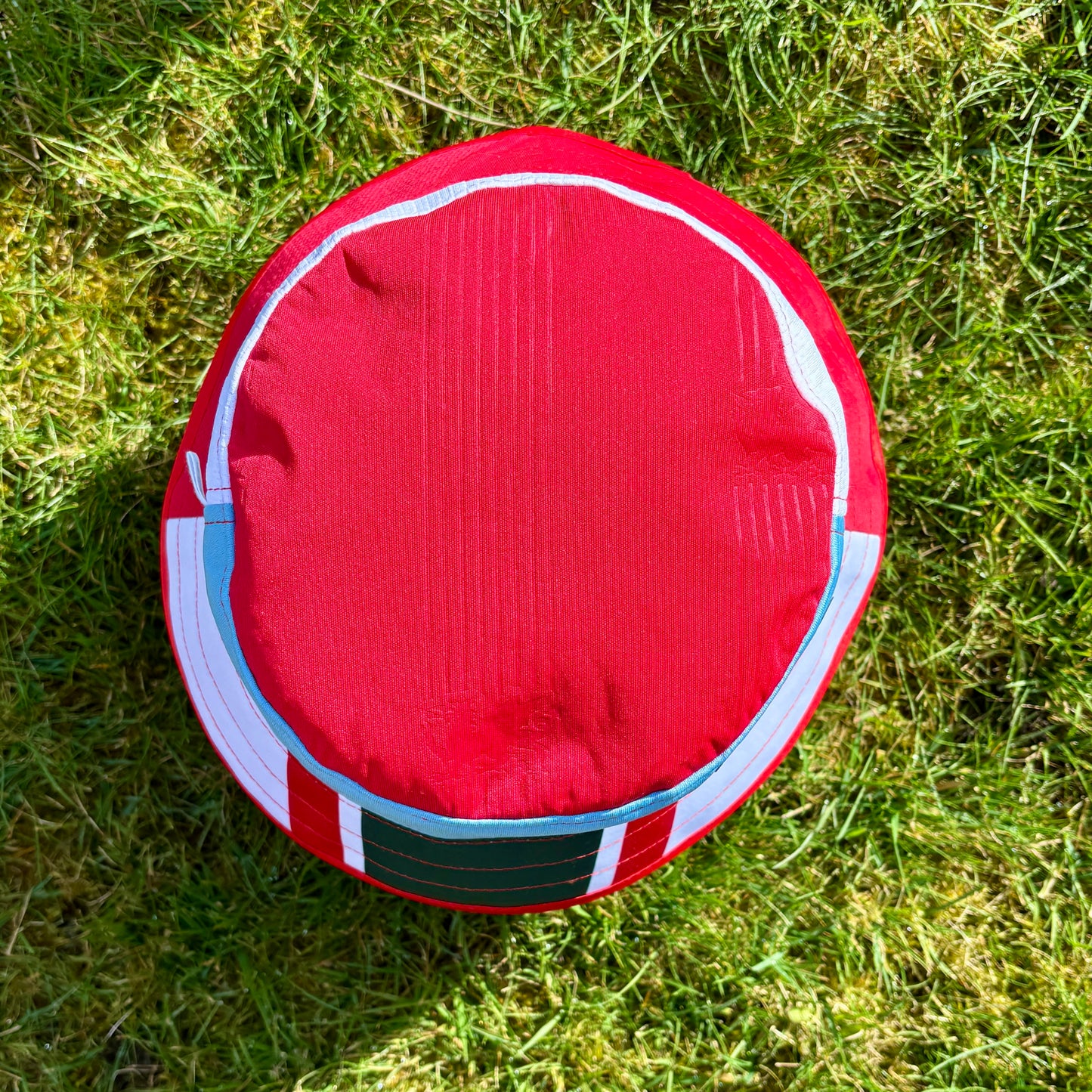 Wrexham bucket hat (adult 62-63 cm) - handmade from original shirts