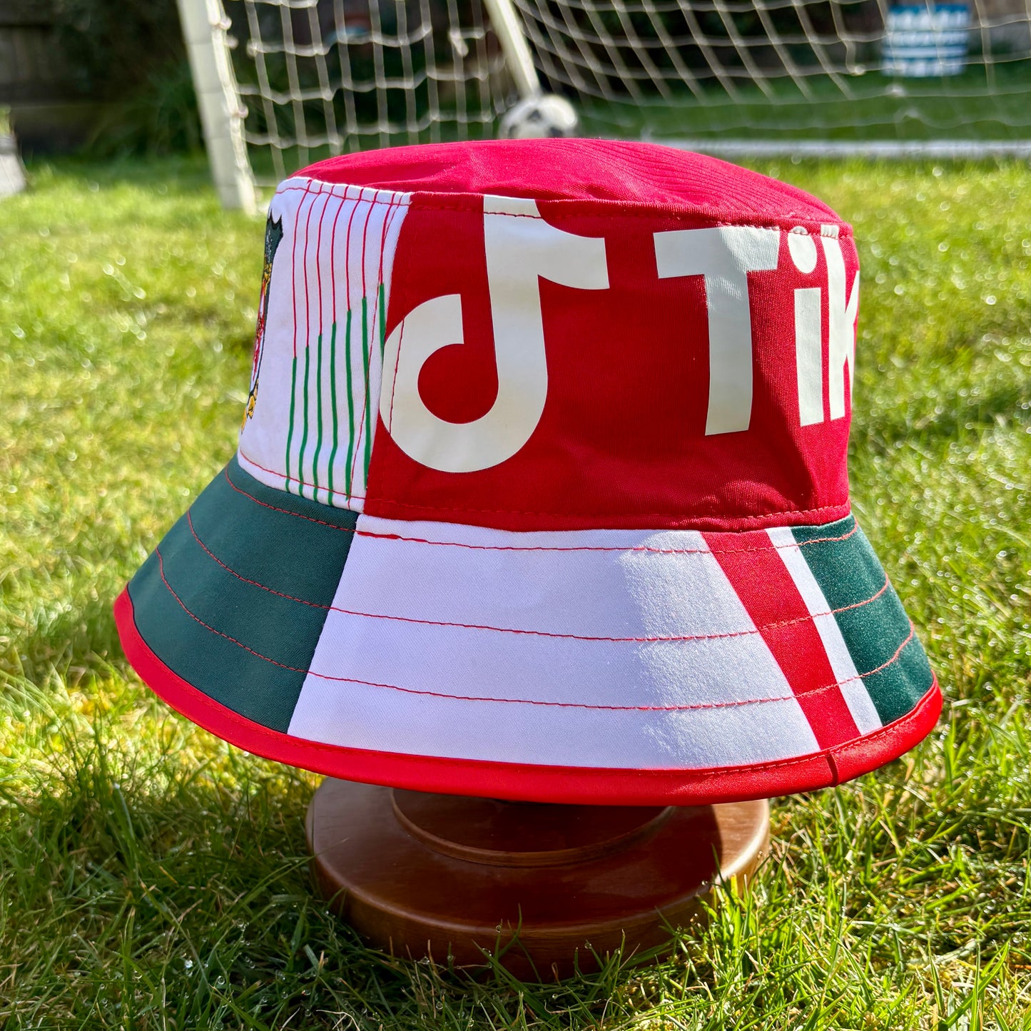 Wrexham bucket hat (adult 62-63 cm) - handmade from original shirts