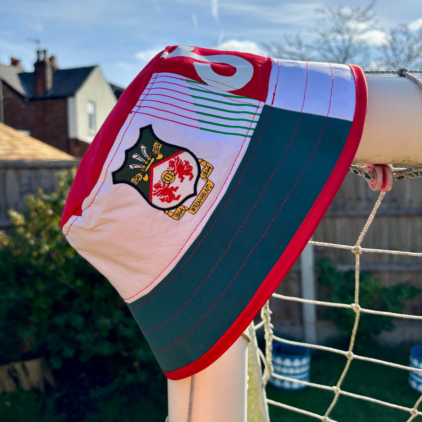 Wrexham bucket hat (adult 62-63 cm) - handmade from original shirts
