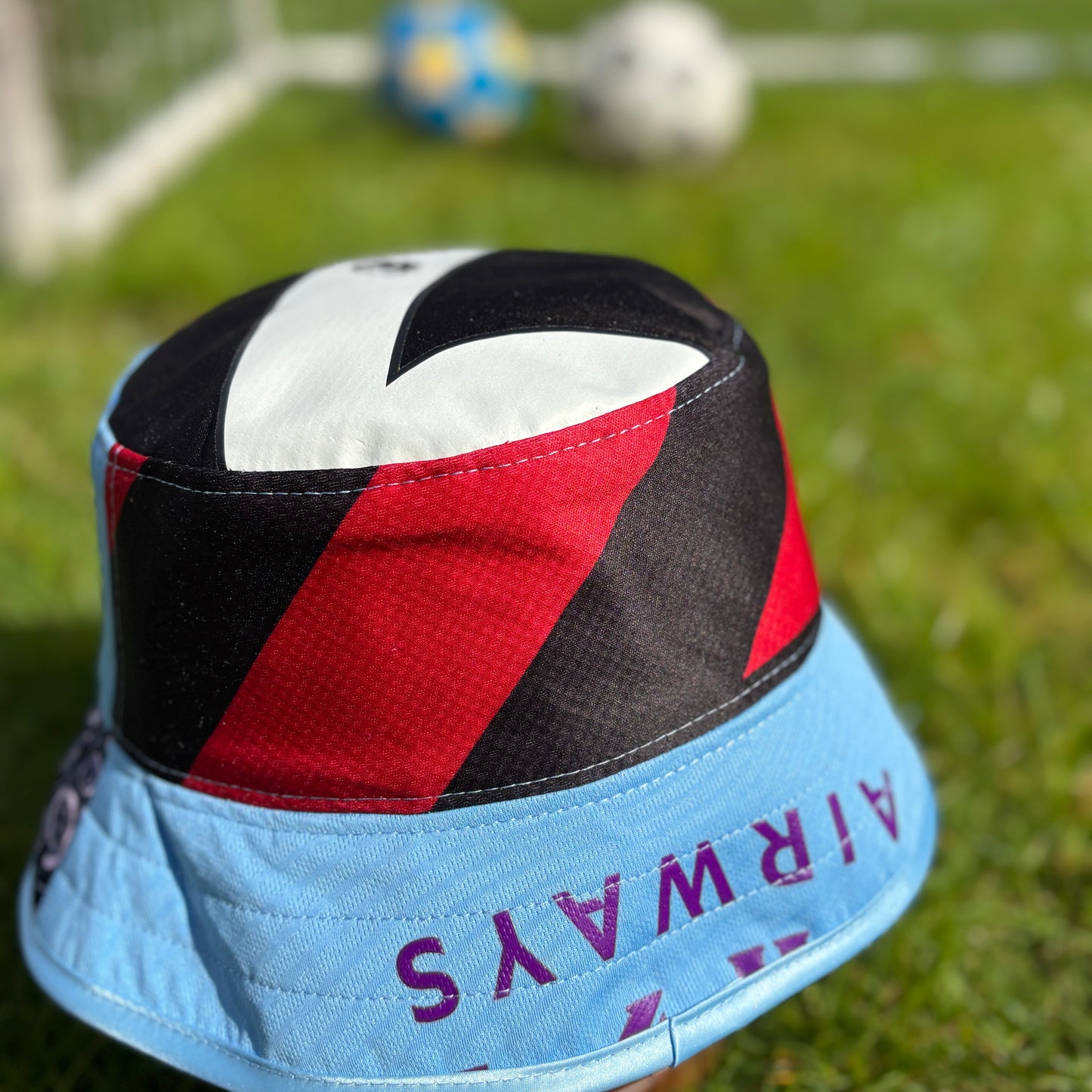 Manchester City bucket hat (adult) - handmade from original shirts