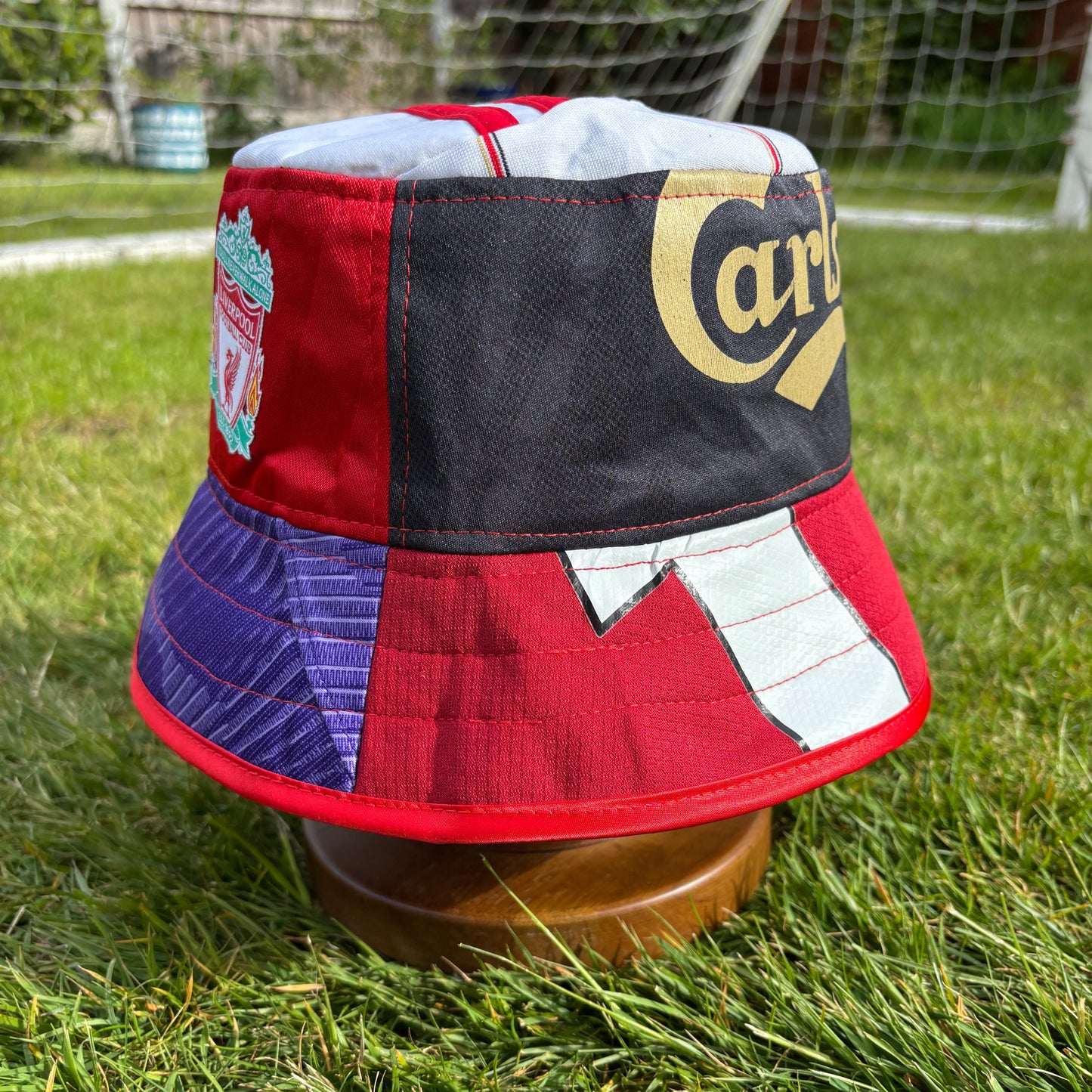 Liverpool bucket hat (adult 62-63 cm) - handmade from original shirts