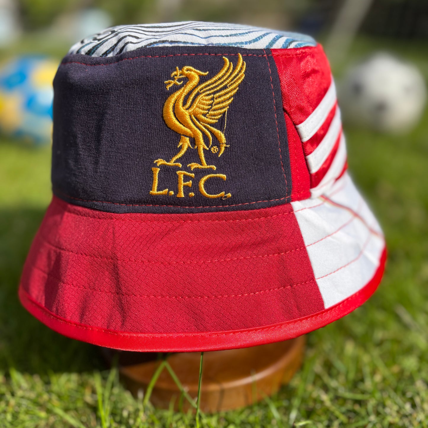 Liverpool bucket hat (adult 62-63 cm) - handmade from original shirts