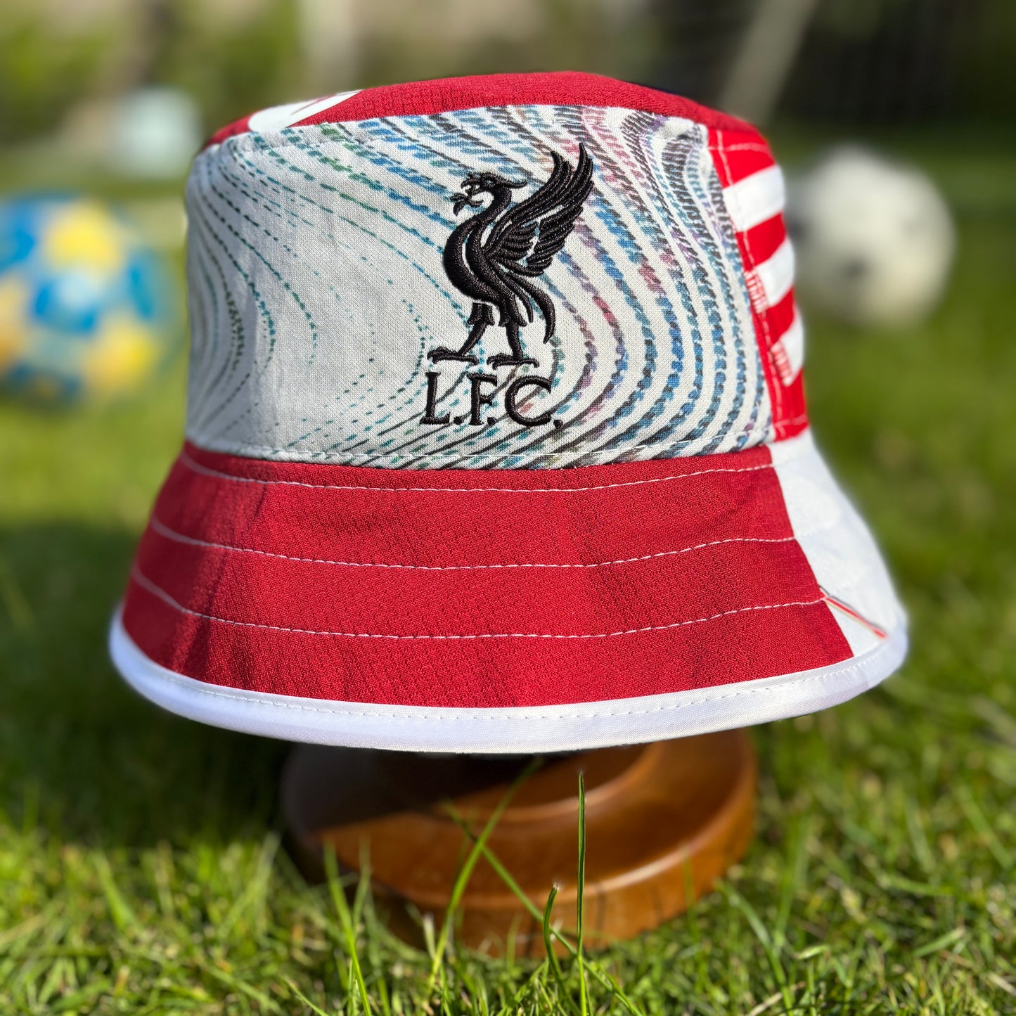 Liverpool bucket hat (adult 62-63 cm) - handmade from original shirts