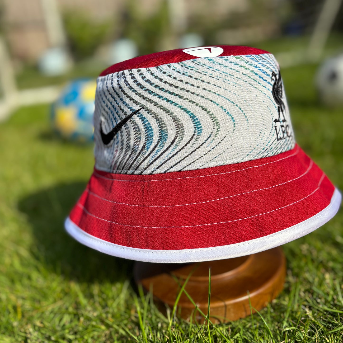 Liverpool bucket hat (adult 62-63 cm) - handmade from original shirts