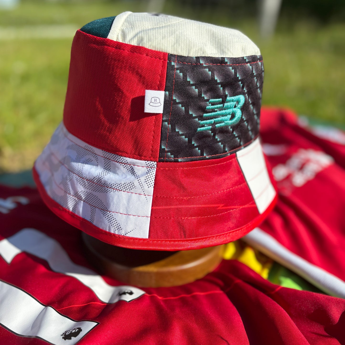 Liverpool bucket hat (adult 62-63 cm) - handmade from original shirts
