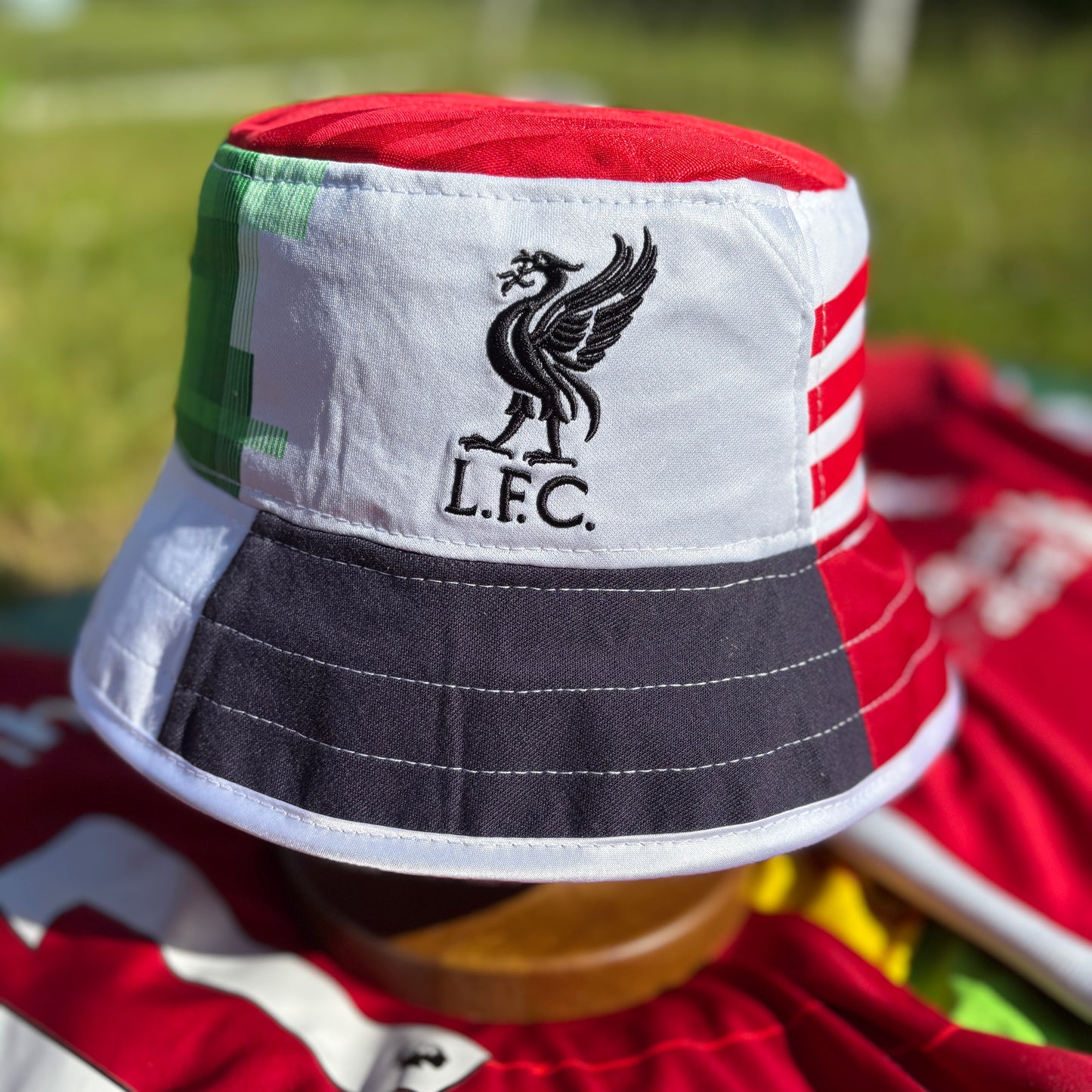 Liverpool bucket hat (adult 62-63 cm) - handmade from original shirts