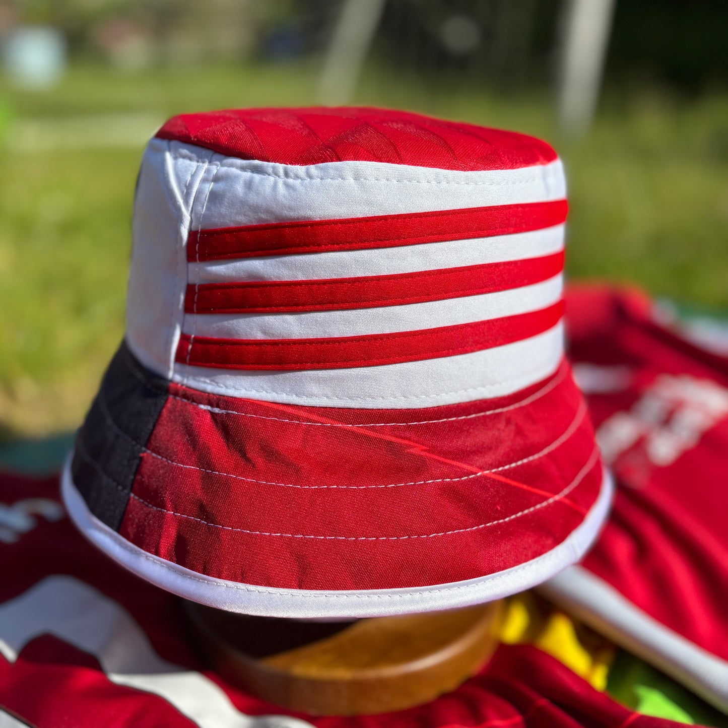 Liverpool bucket hat (adult 62-63 cm) - handmade from original shirts