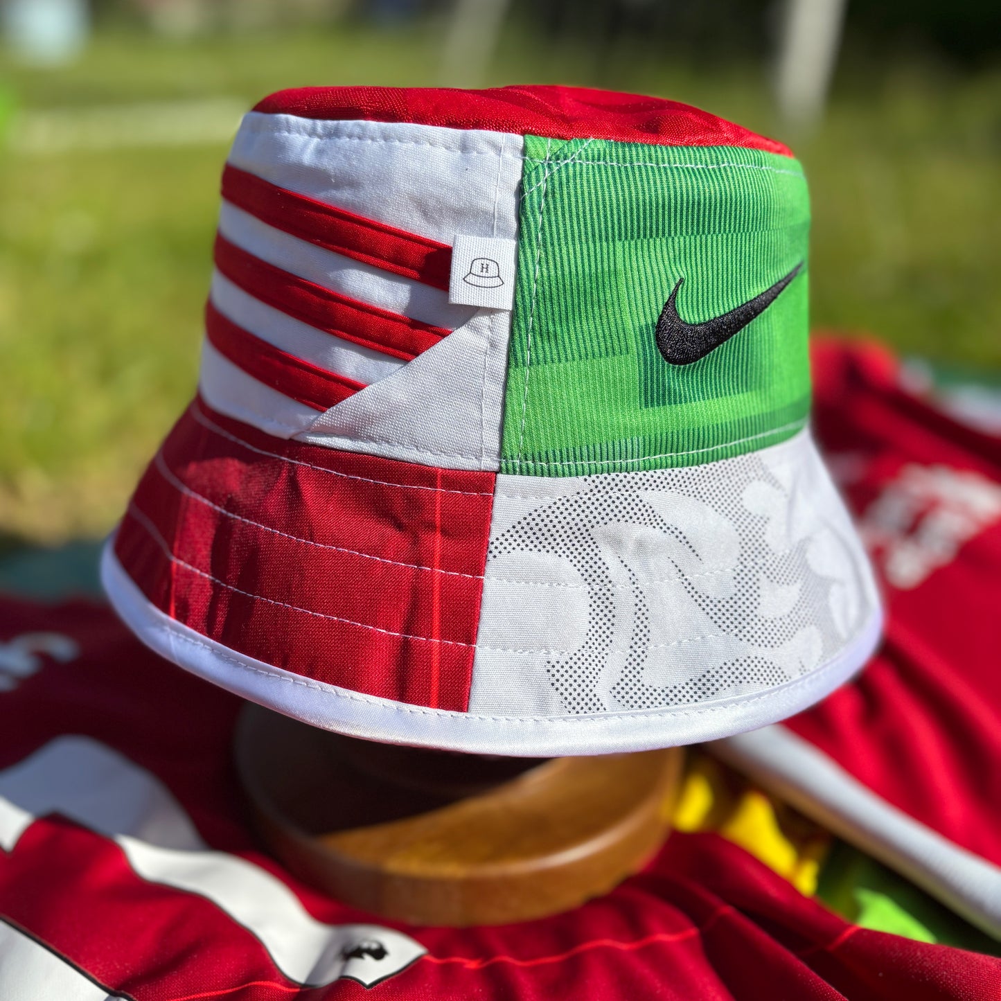 Liverpool bucket hat (adult 62-63 cm) - handmade from original shirts
