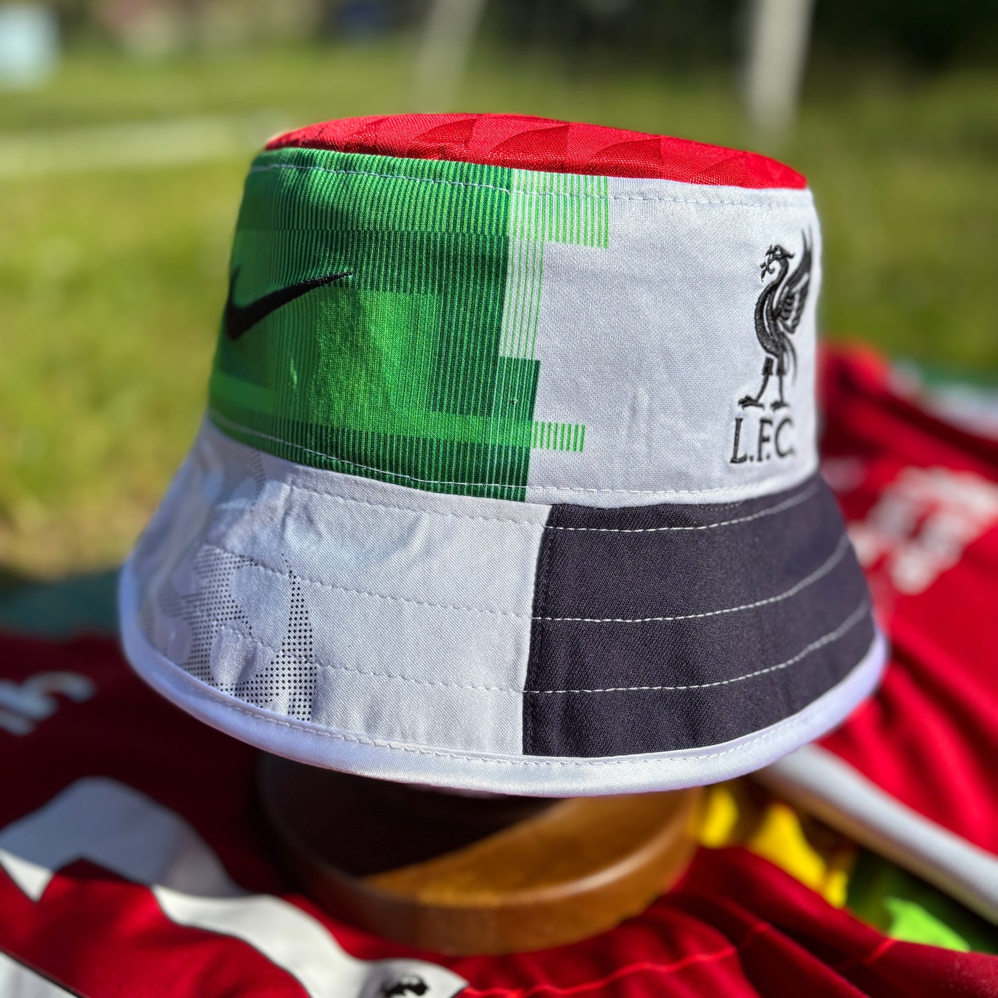 Liverpool bucket hat (adult 62-63 cm) - handmade from original shirts