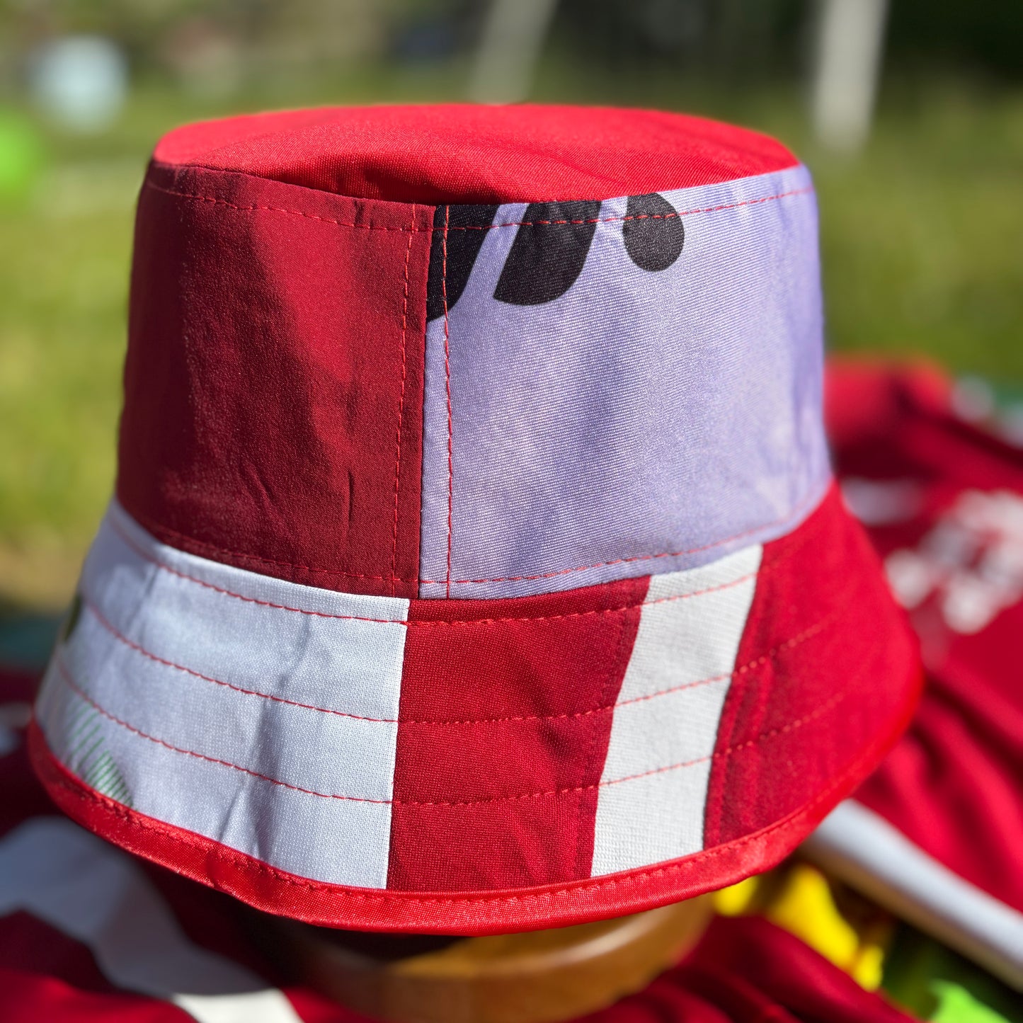 Liverpool bucket hat (adult 62-63 cm) - handmade from original shirts