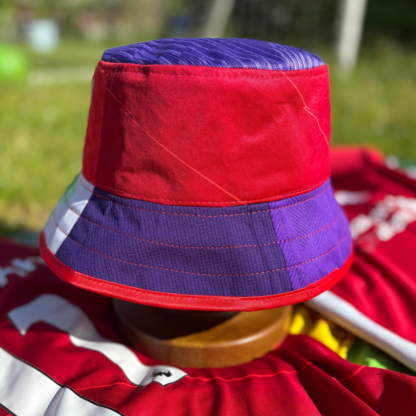 Liverpool bucket hat (adult 62-63 cm) - handmade from original shirts