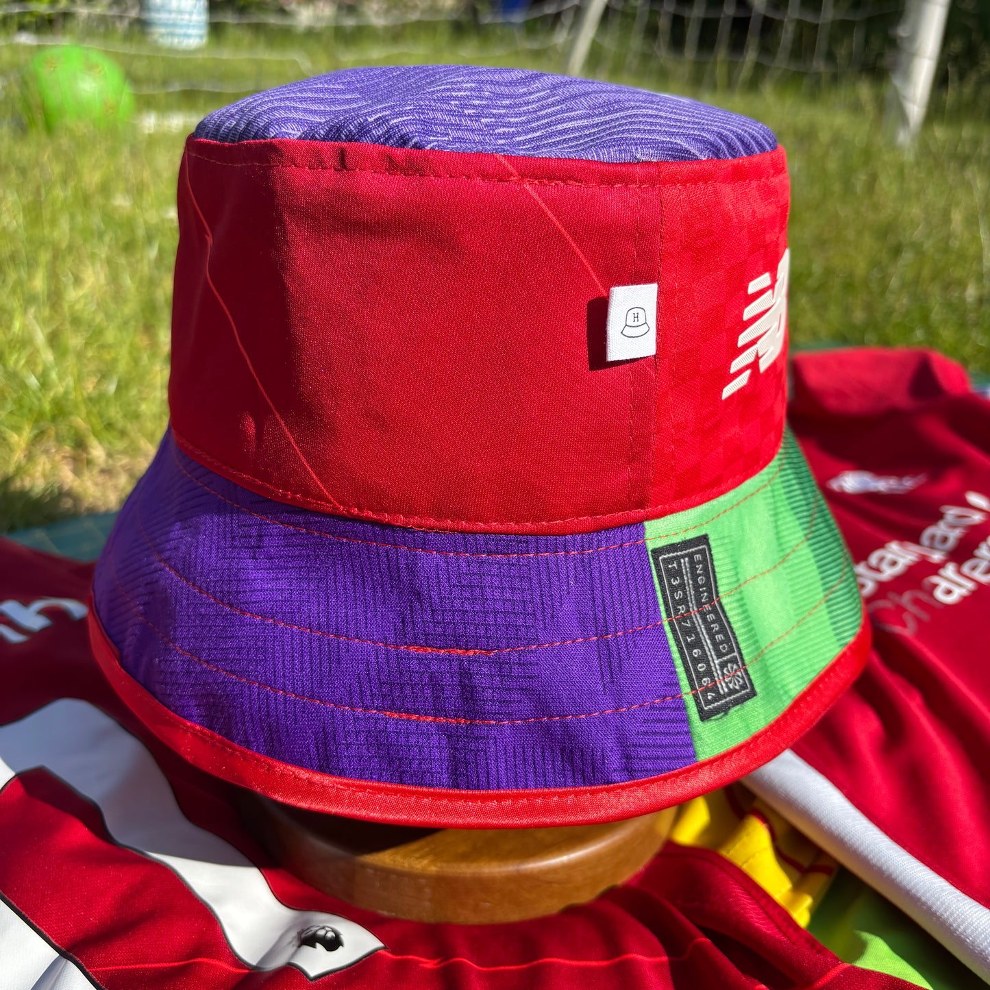 Liverpool bucket hat (adult 62-63 cm) - handmade from original shirts
