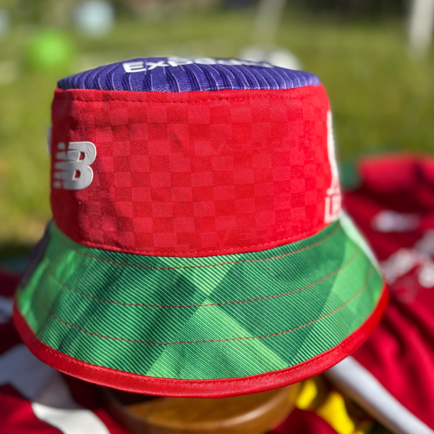 Liverpool bucket hat (adult 62-63 cm) - handmade from original shirts