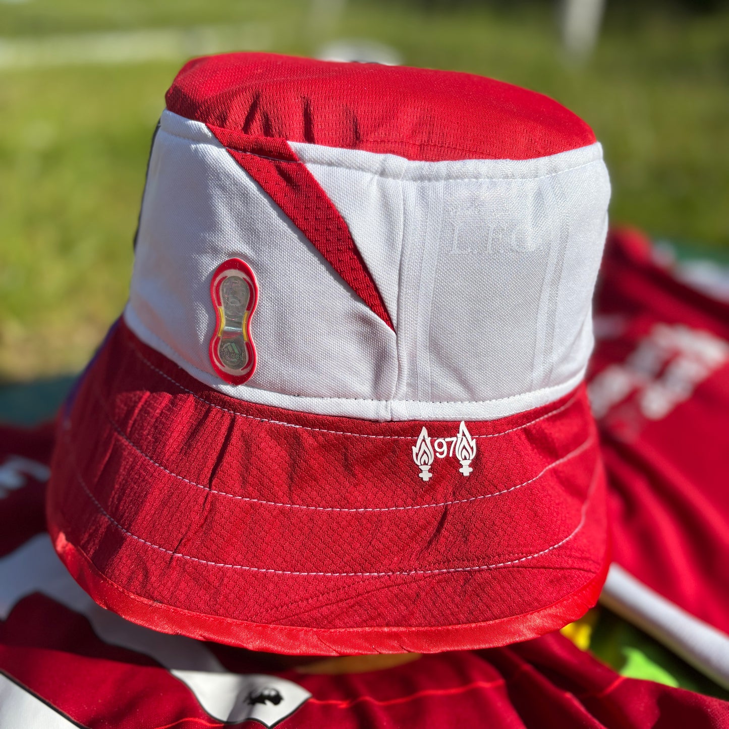 Liverpool bucket hat (adult 63-64 cm) - handmade from original shirts
