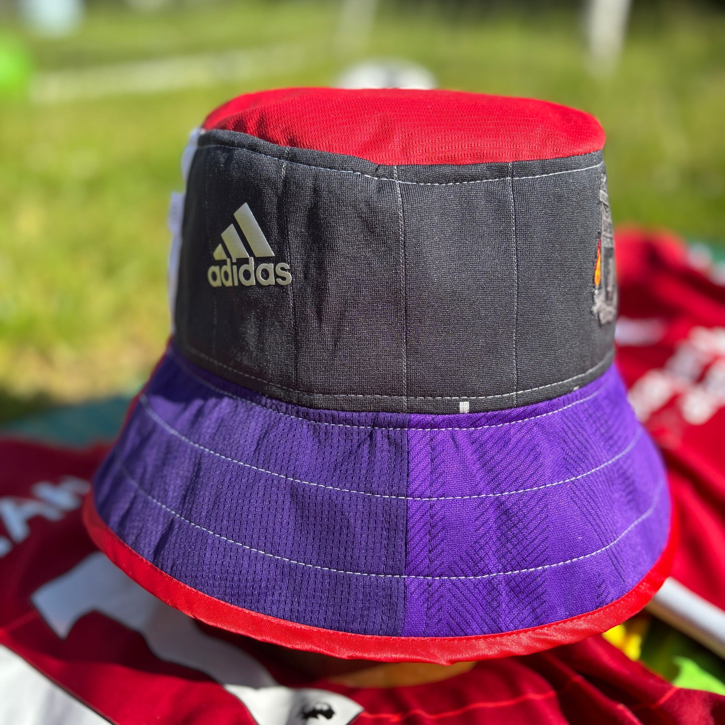 Liverpool bucket hat (adult 63-64 cm) - handmade from original shirts