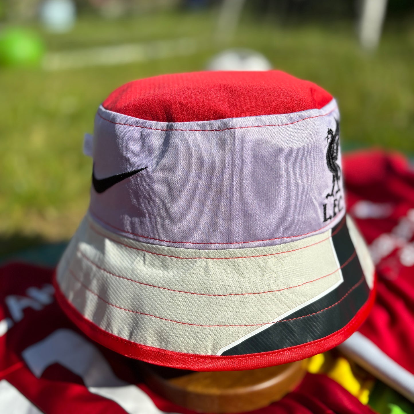 Liverpool bucket hat (adult 62-63 cm) - handmade from original shirts