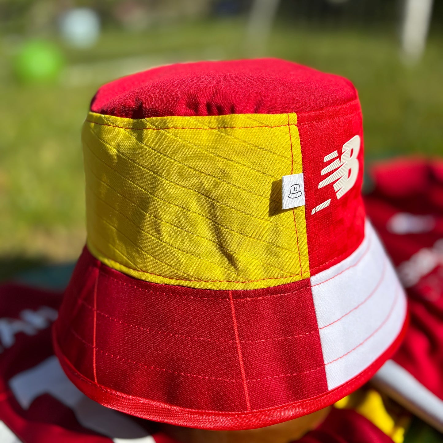 Liverpool bucket hat (adult 62-63 cm) - handmade from original shirts