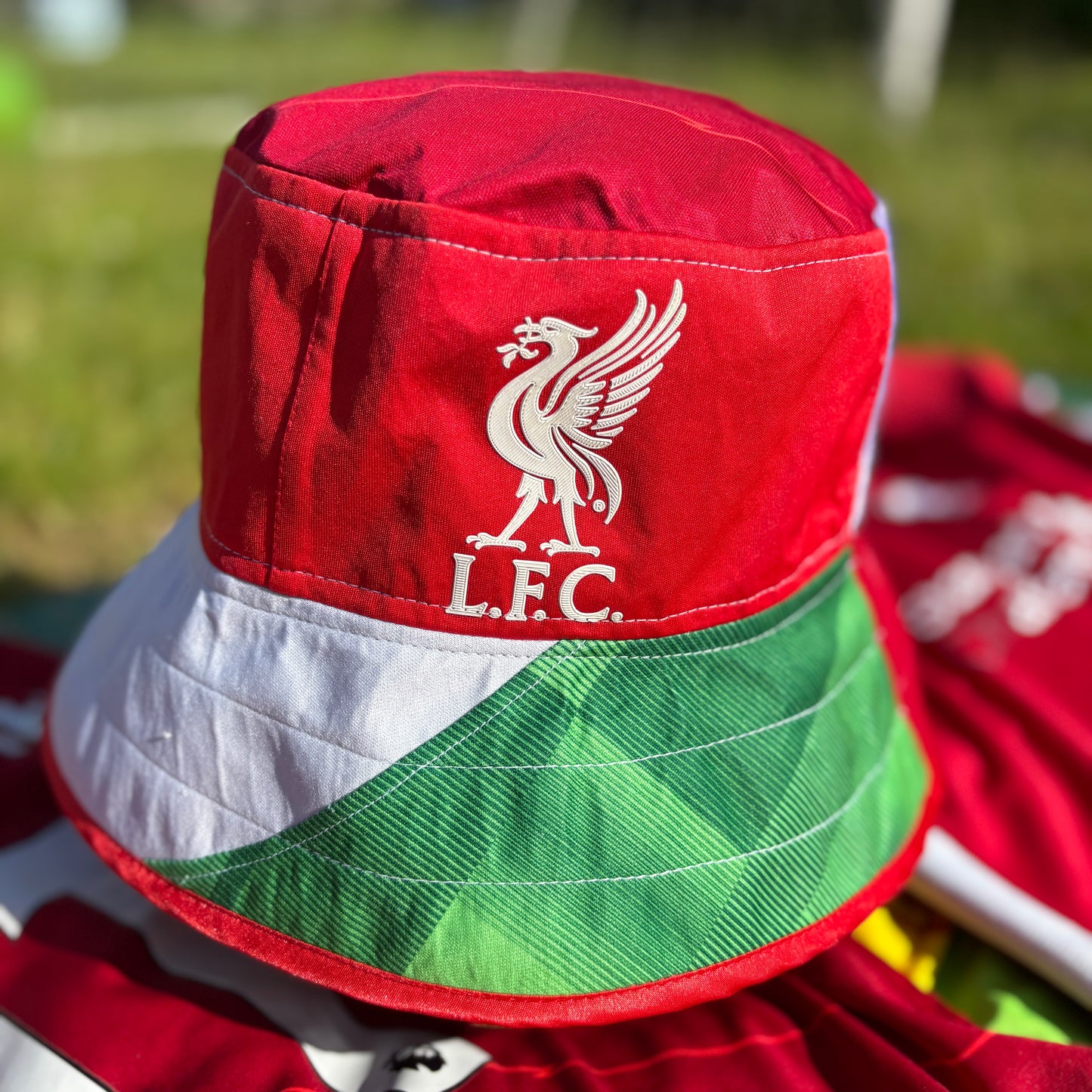 Liverpool bucket hat (adult 63-64 cm) - handmade from original shirts
