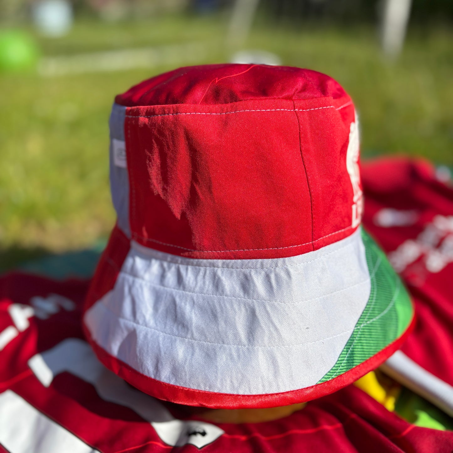 Liverpool bucket hat (adult 63-64 cm) - handmade from original shirts