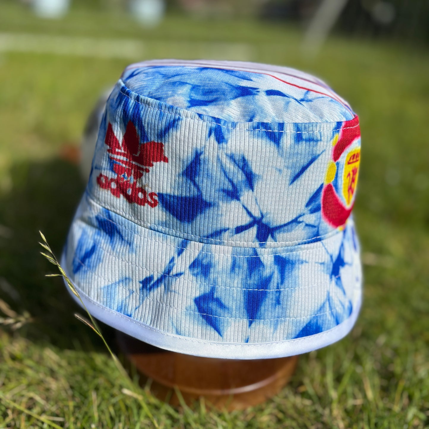 Manchester United x Human Race bucket hat (Kids/Youth/Small Adult - 58-59cm) - made from original shirt