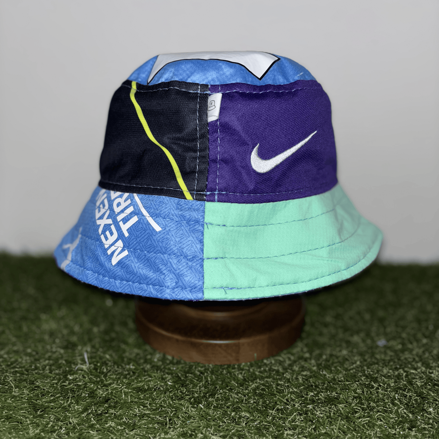 Manchester City bucket hat (adult) - handmade from original shirts