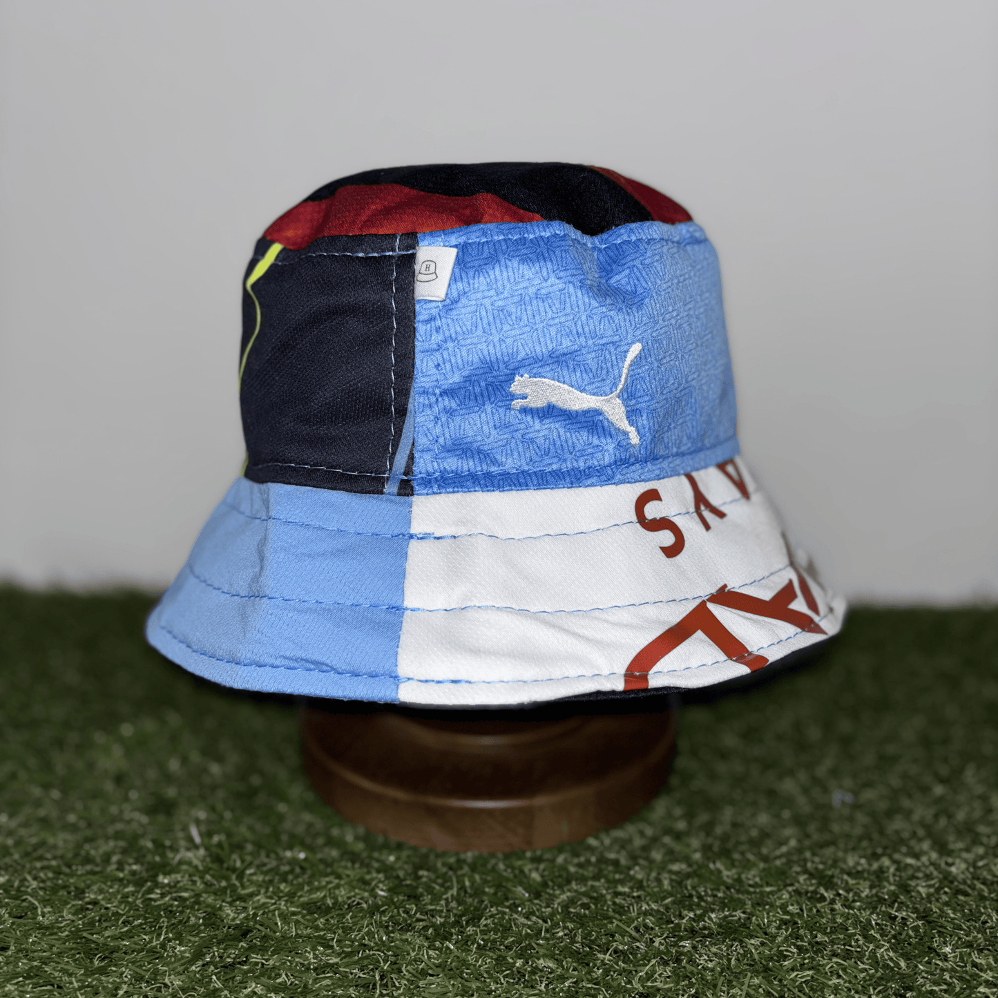 Manchester City bucket hat (adult) - handmade from original shirts