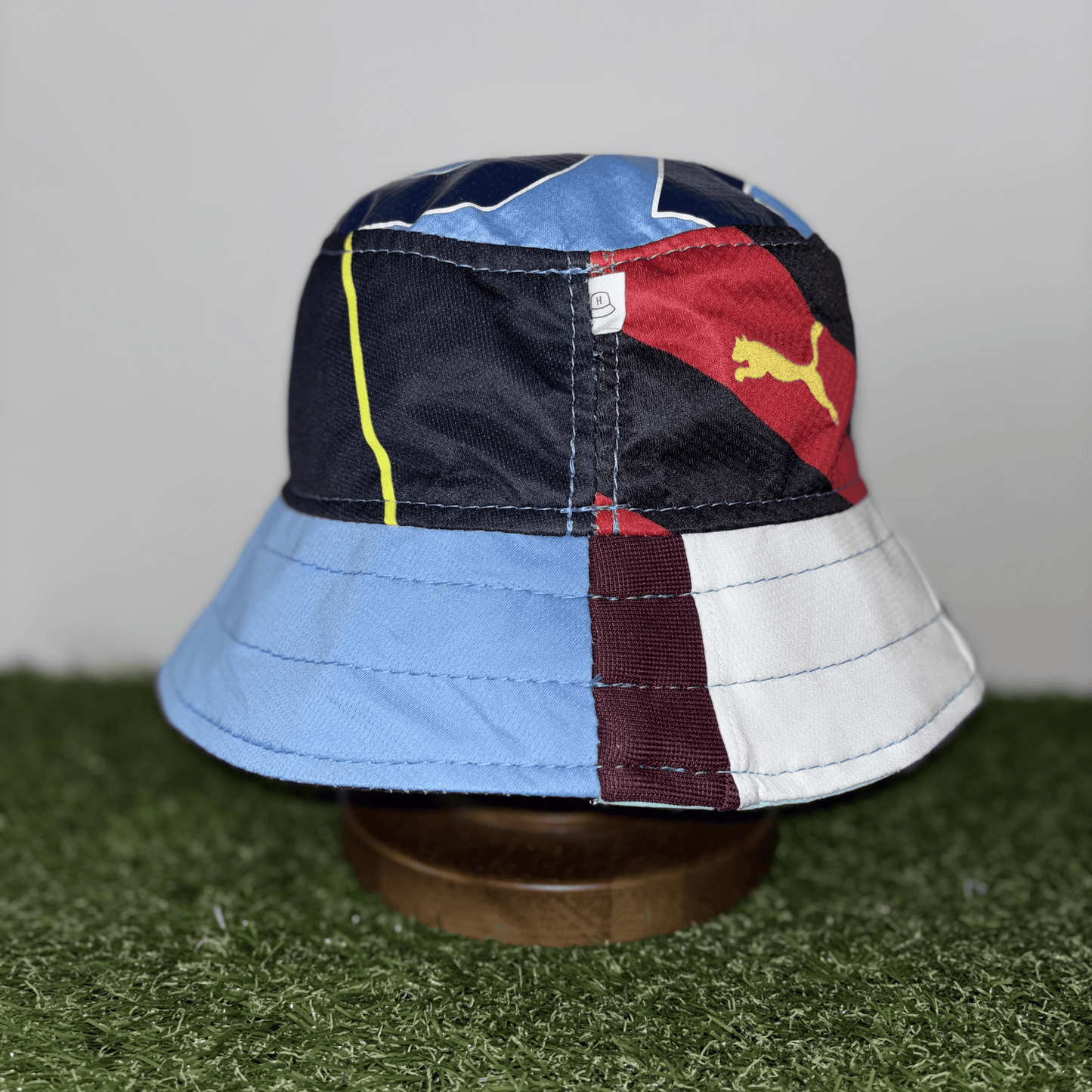 Manchester City bucket hat (adult) - handmade from original shirts