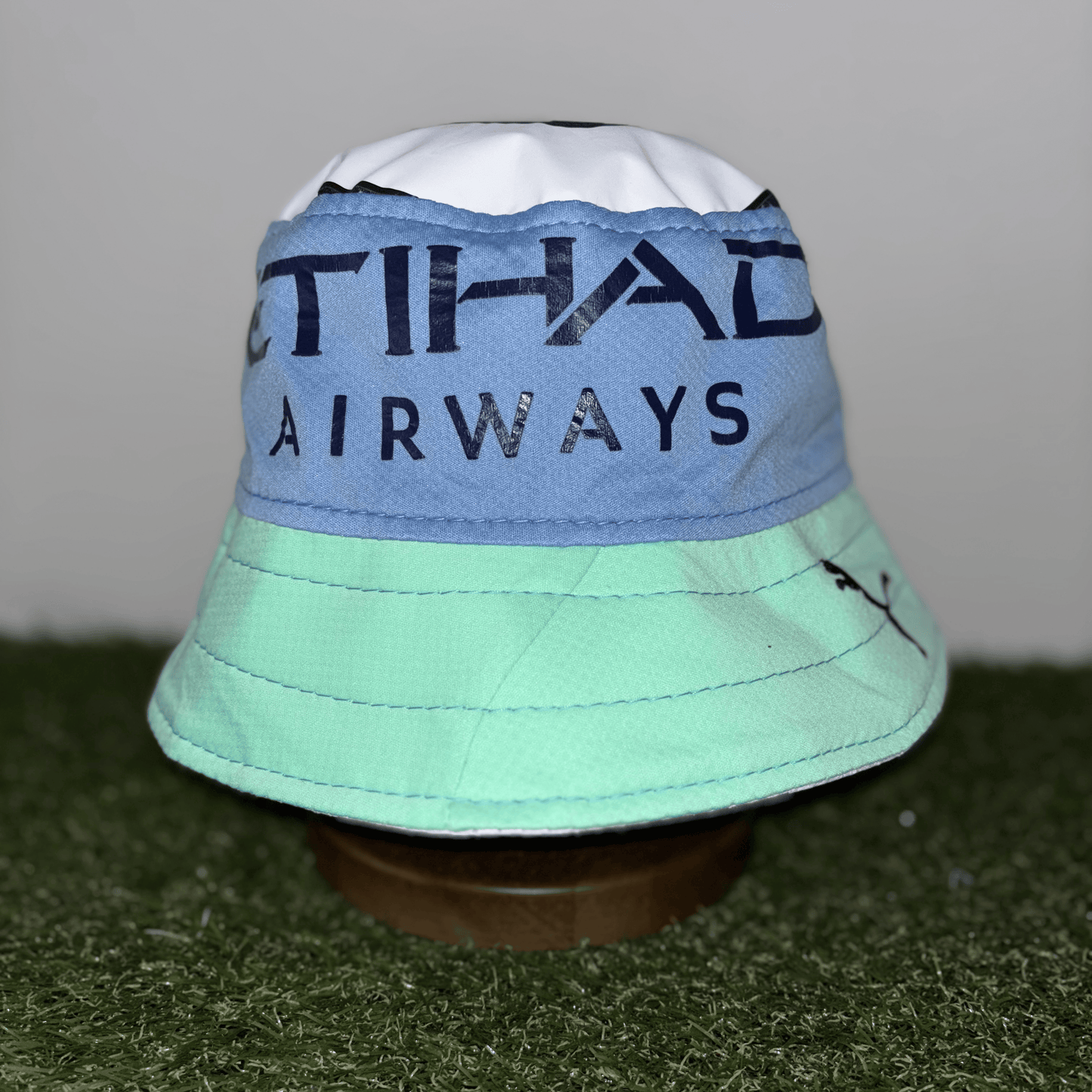 Manchester City bucket hat (adult) - handmade from original shirts