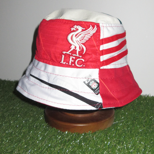 Liverpool bucket hat (adult 62-63cm) - handmade from original shirts