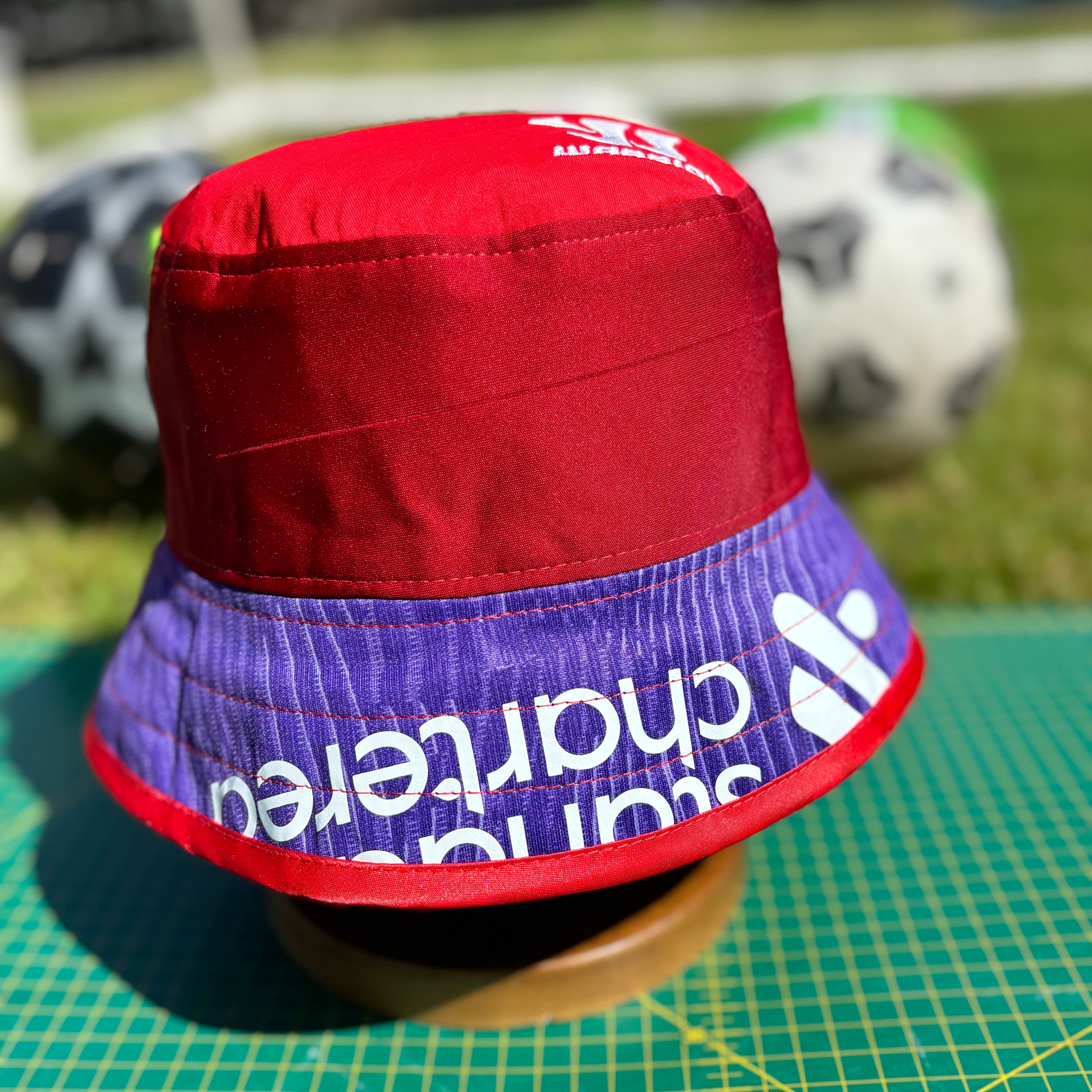 Liverpool bucket hat (adult 62-63 cm) - handmade from original shirts