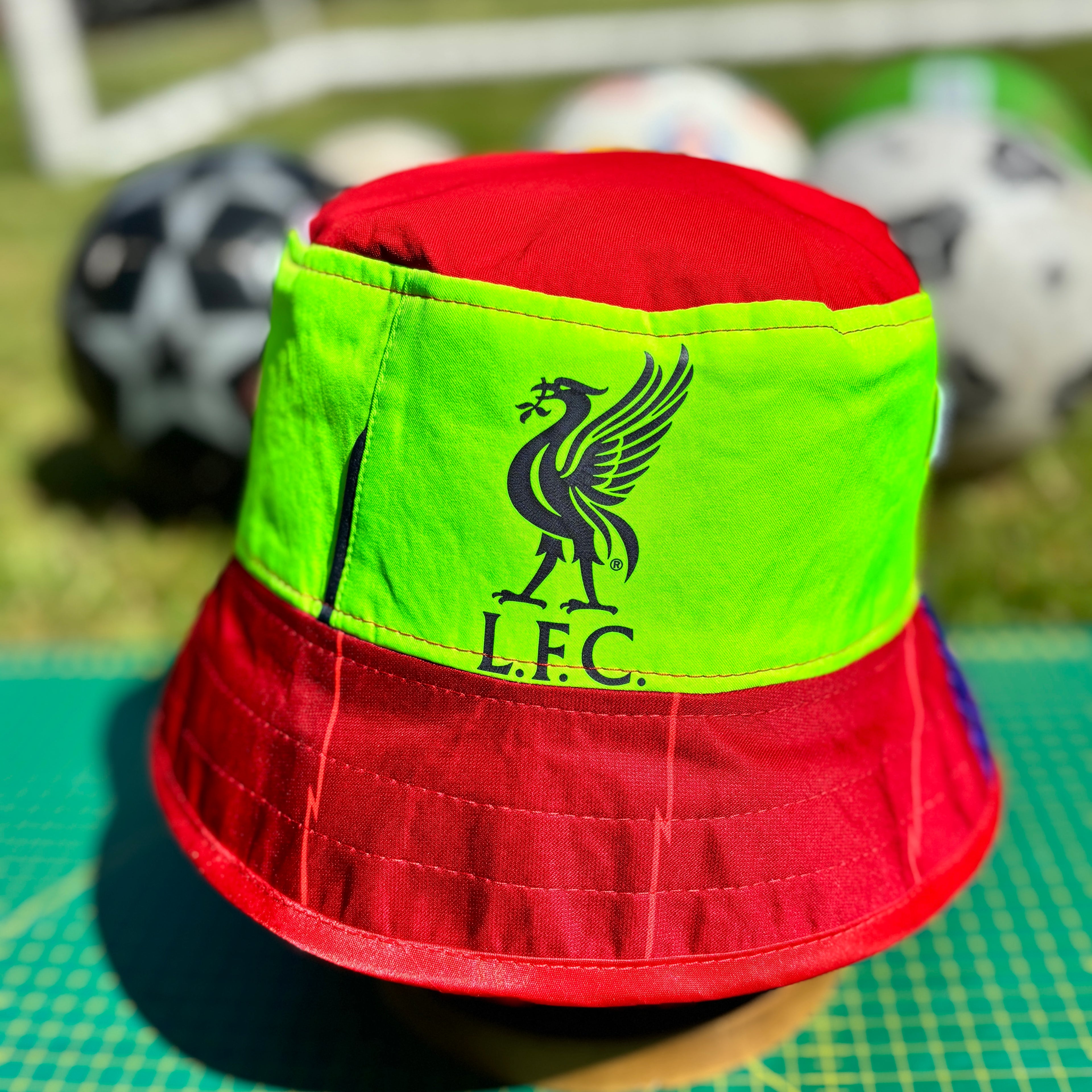 Liverpool bucket hat (adult 62-63 cm) - handmade from original shirts